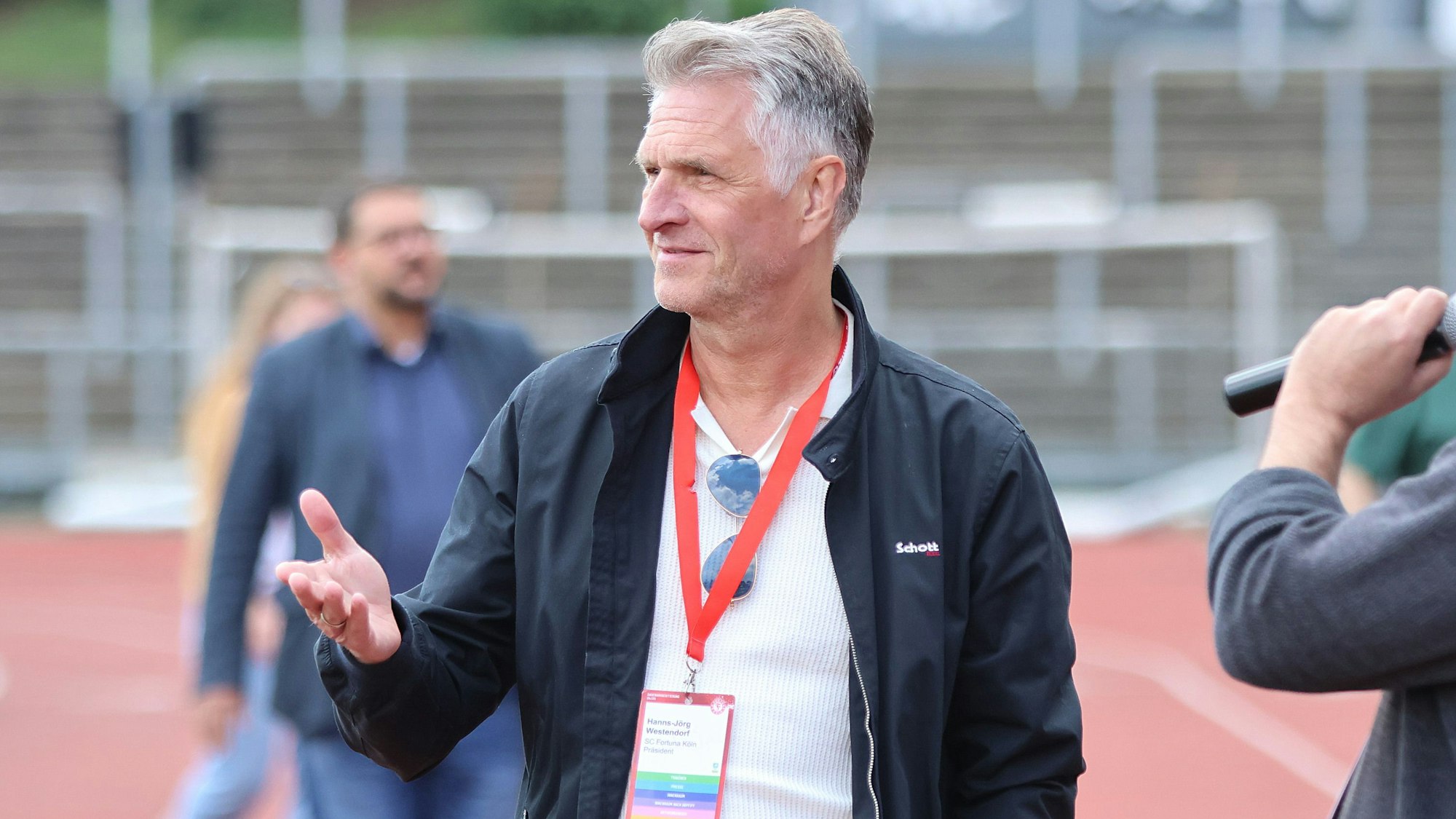 Fortuna Kölns Präsident Hanns-Jörg Westendorf