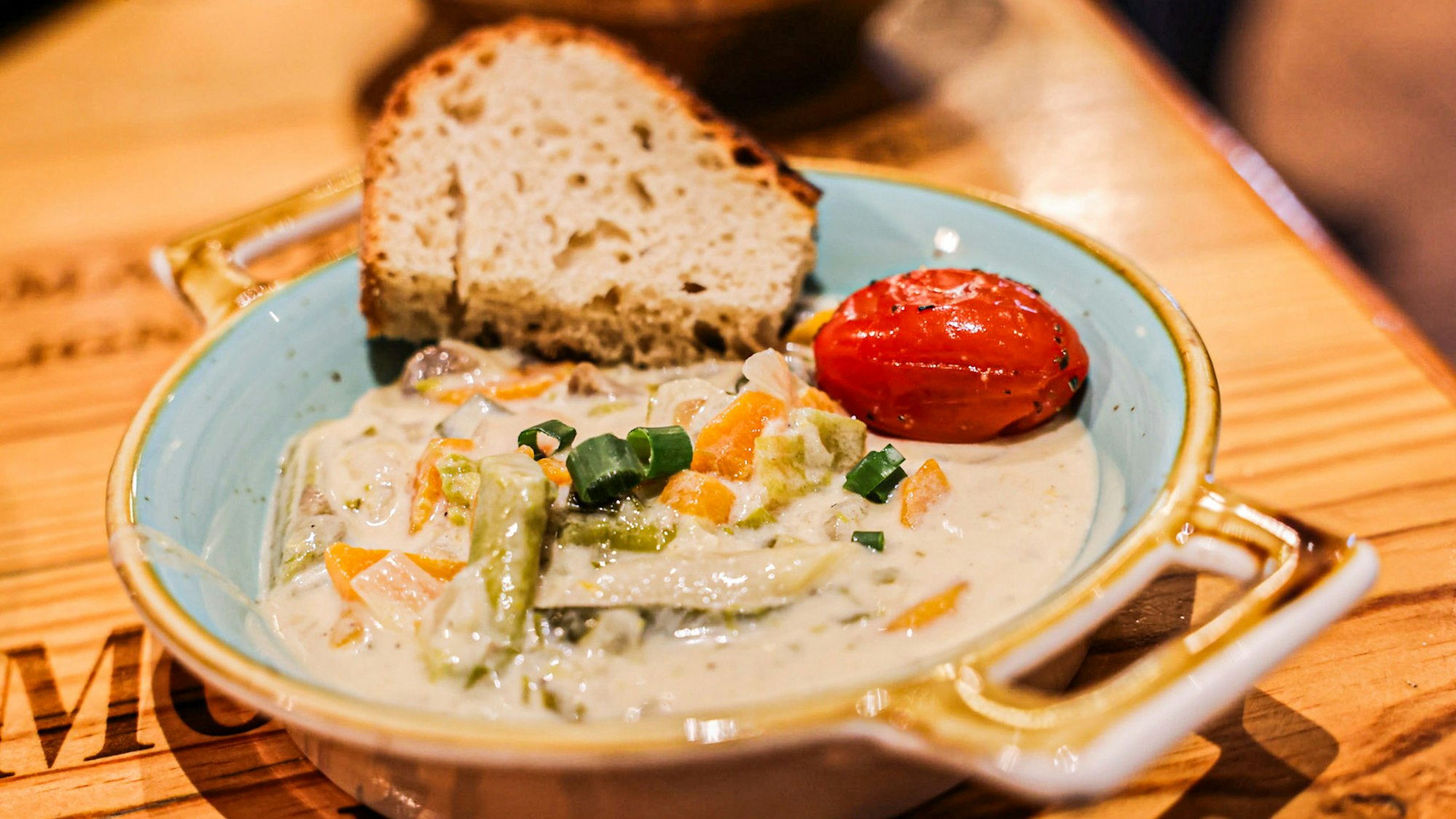 Auch vegetarische Gerichte sind im Angebot.