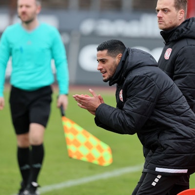 SC Fortuna Köln vs. SC Paderborn II, 4.Liga,
Hamdi Dahmani (Fortuna), 04.02.2024, Bild: Herbert Bucco