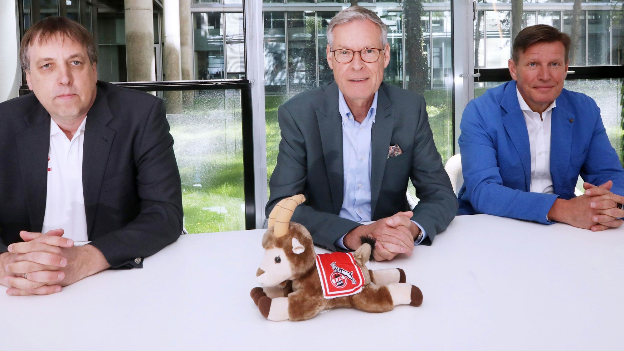 Das Team Adenauer: Thorsten Kiesewetter, Sven-Georg Adenauer und Martin Hollweck (v.l.).