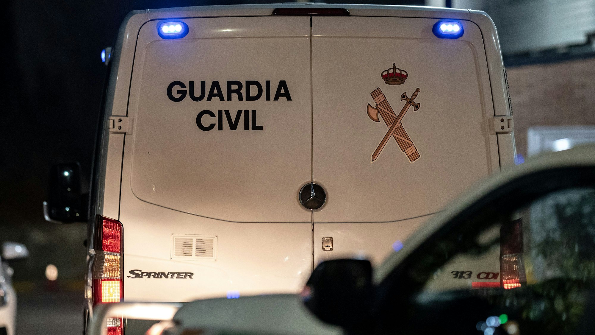 Fahrzeug der spanischen Polizeieinheit Guardia Civil. (Archivbild)