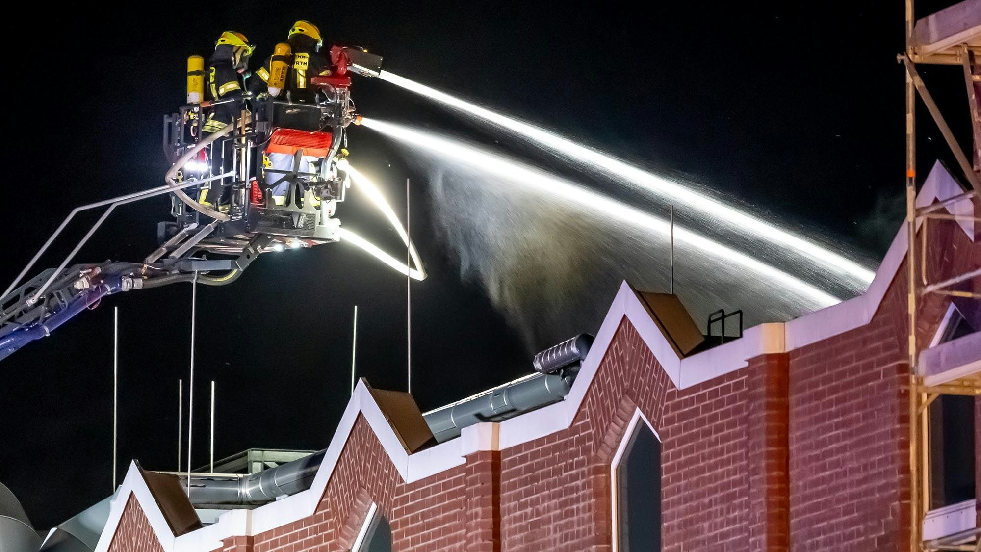 Ein Bild der Einsatzstelle.