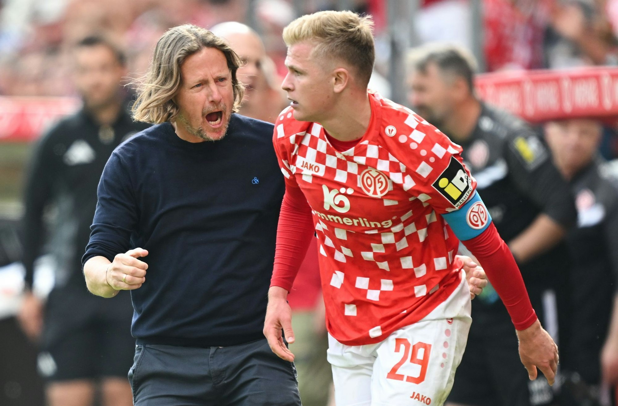 Jonathan Burkardt (rechts) wurde für die Nationalmannschaft nachnominiert