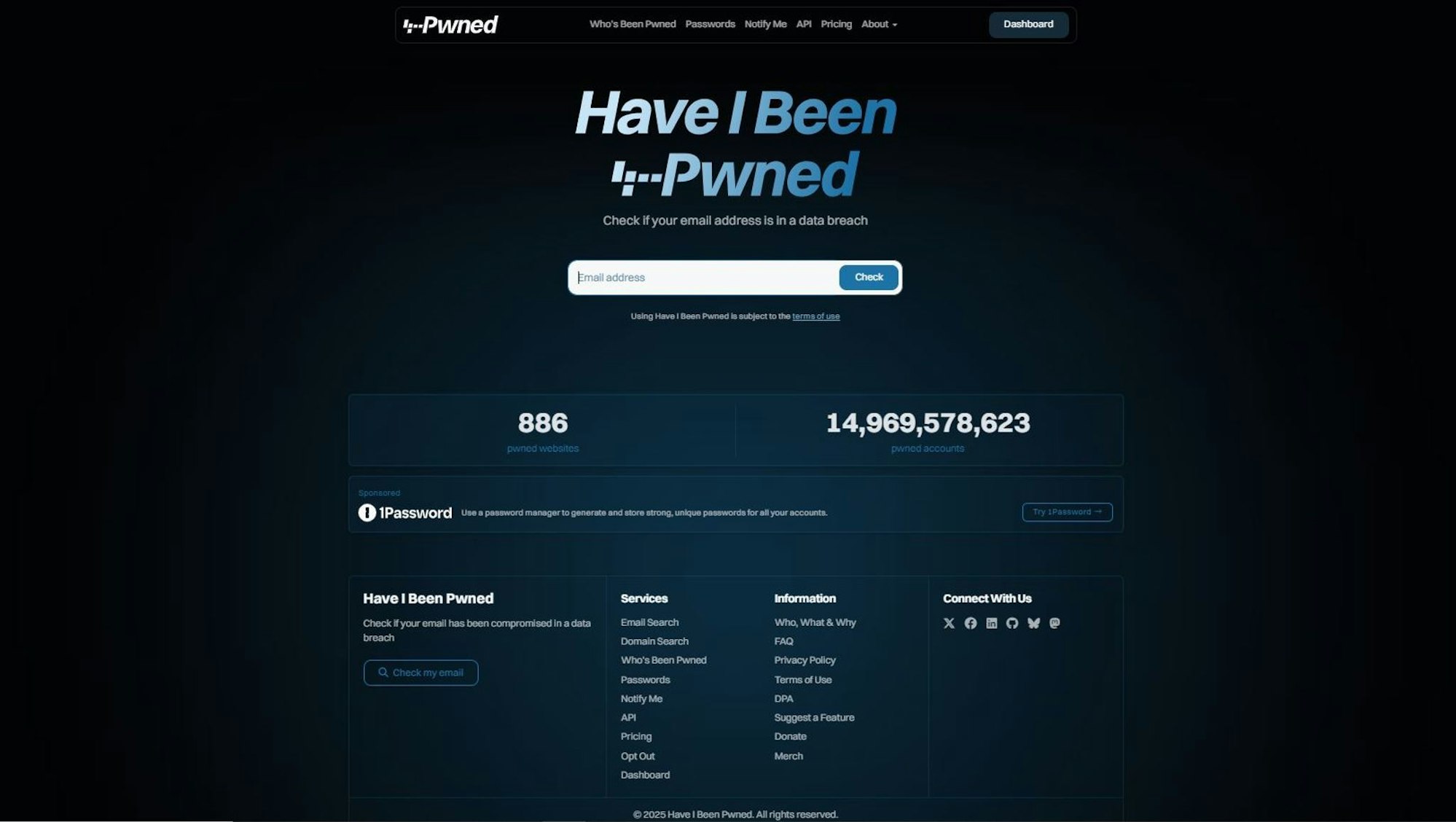 «Haveibeenpwned.com» hat einen neuen Look und neue Funktionen bekommen - das Grundprinzip ist aber das alte geblieben: zum Prüfen einfach die eigene E-Mail-Adresse eingeben.