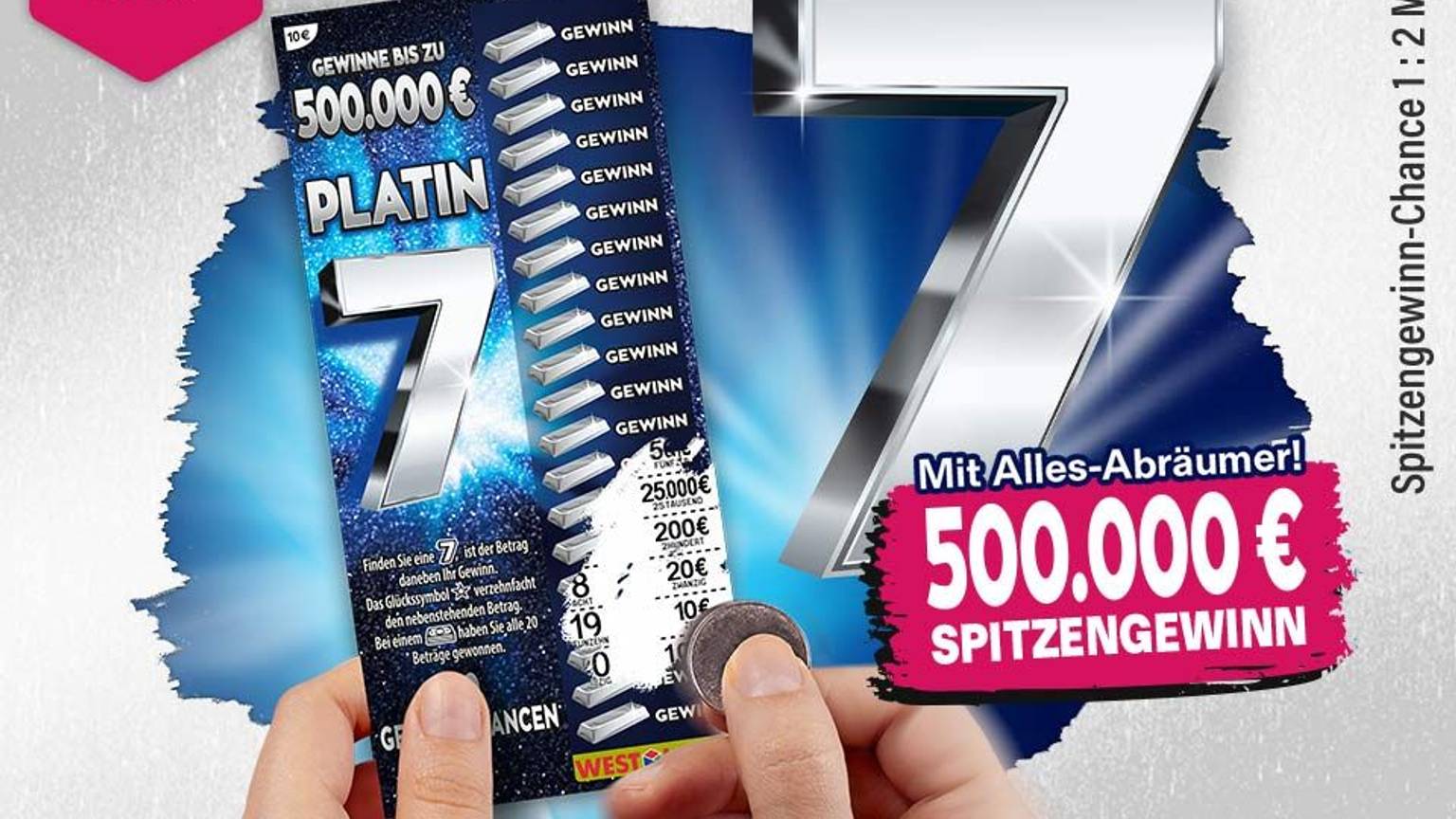 WestLotto Rubbellos Platin 7.