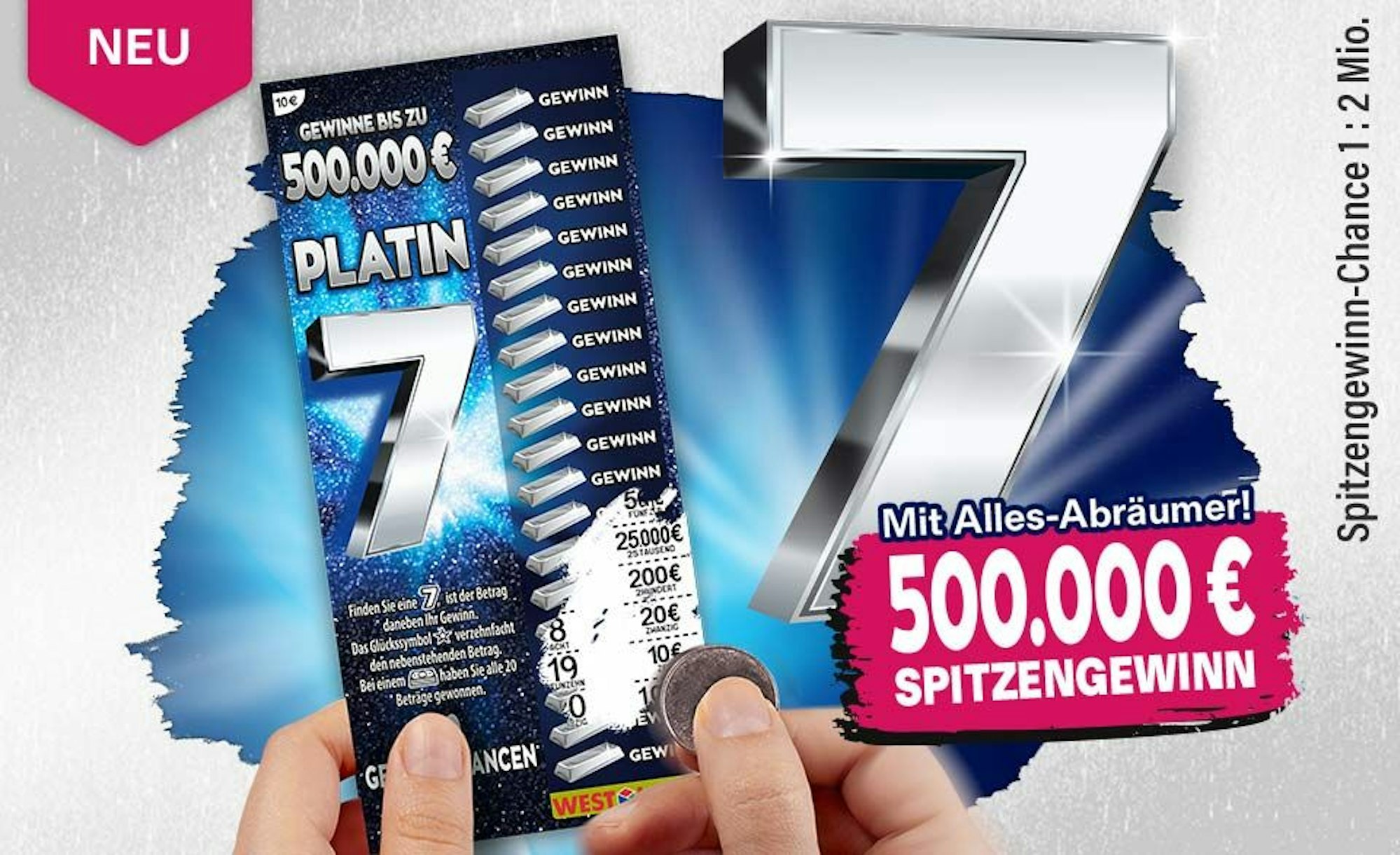 WestLotto Rubbellos Platin 7.