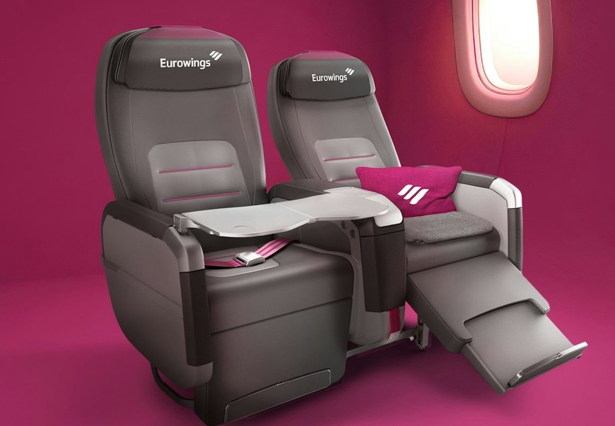 Der neue Premium-Biz-Seat von Eurowings.