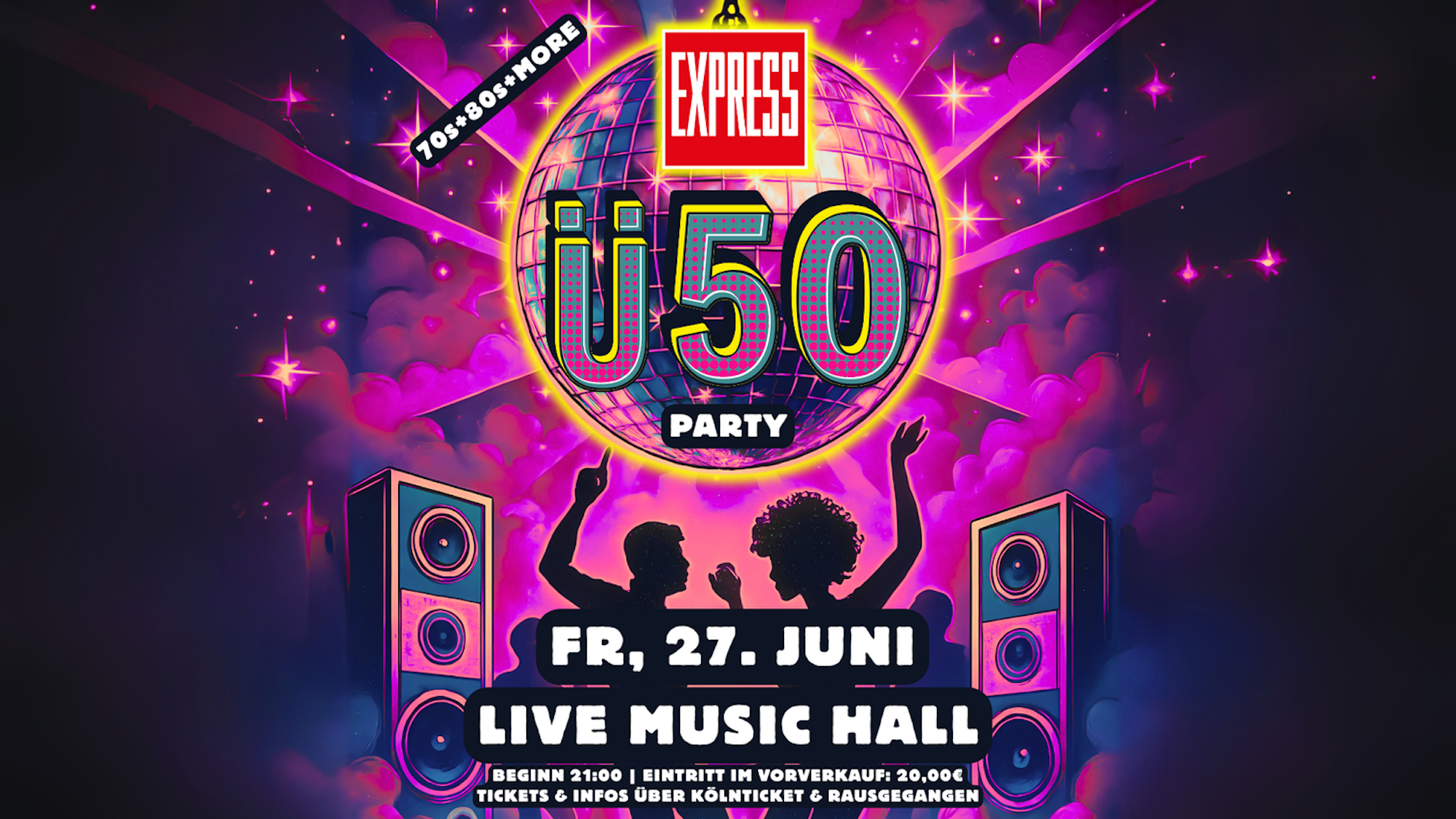 Das neue Partyformat feiert Premiere in der Live Music Hall.