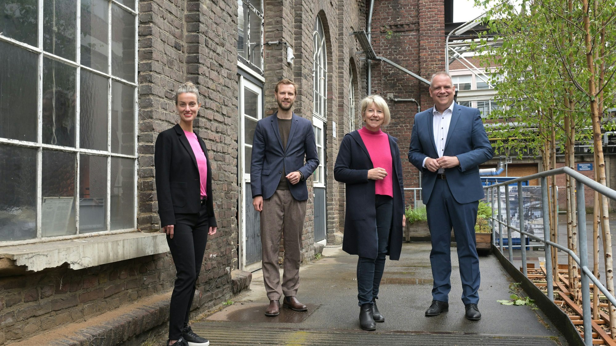 Pressegespräch mit Ronny Yvonne Strasser, Jonas Geist, Birgit Engelman und Volker Suermann