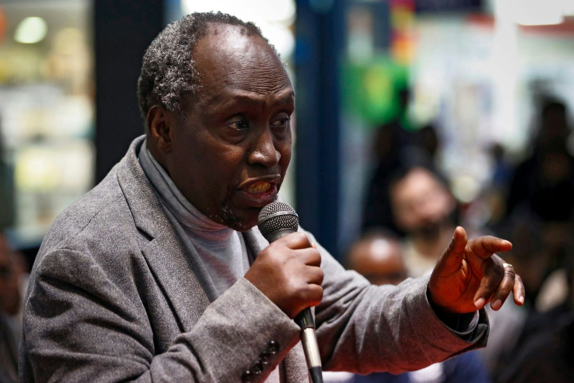 Der im Alter von 87 Jahren verstorbene kenianische Schriftsteller Ngugi wa Thiong´o (Archivbild)