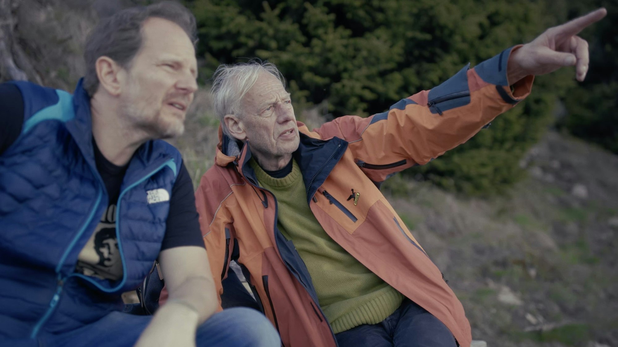 Aljoscha (l.) und Rainer Pause in „Fritz Litzmann, mein Vater und ich“.