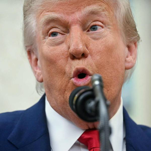 US-Präsident Donald Trump reagiert ungehalten auf die Frage, was er vom Akronym „TACO“ hält. (Archivbild)
