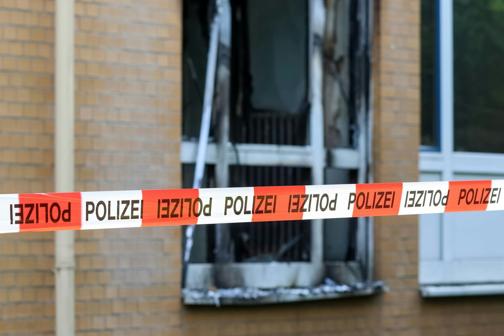 Brandermittler des LKA sicherten Spuren.