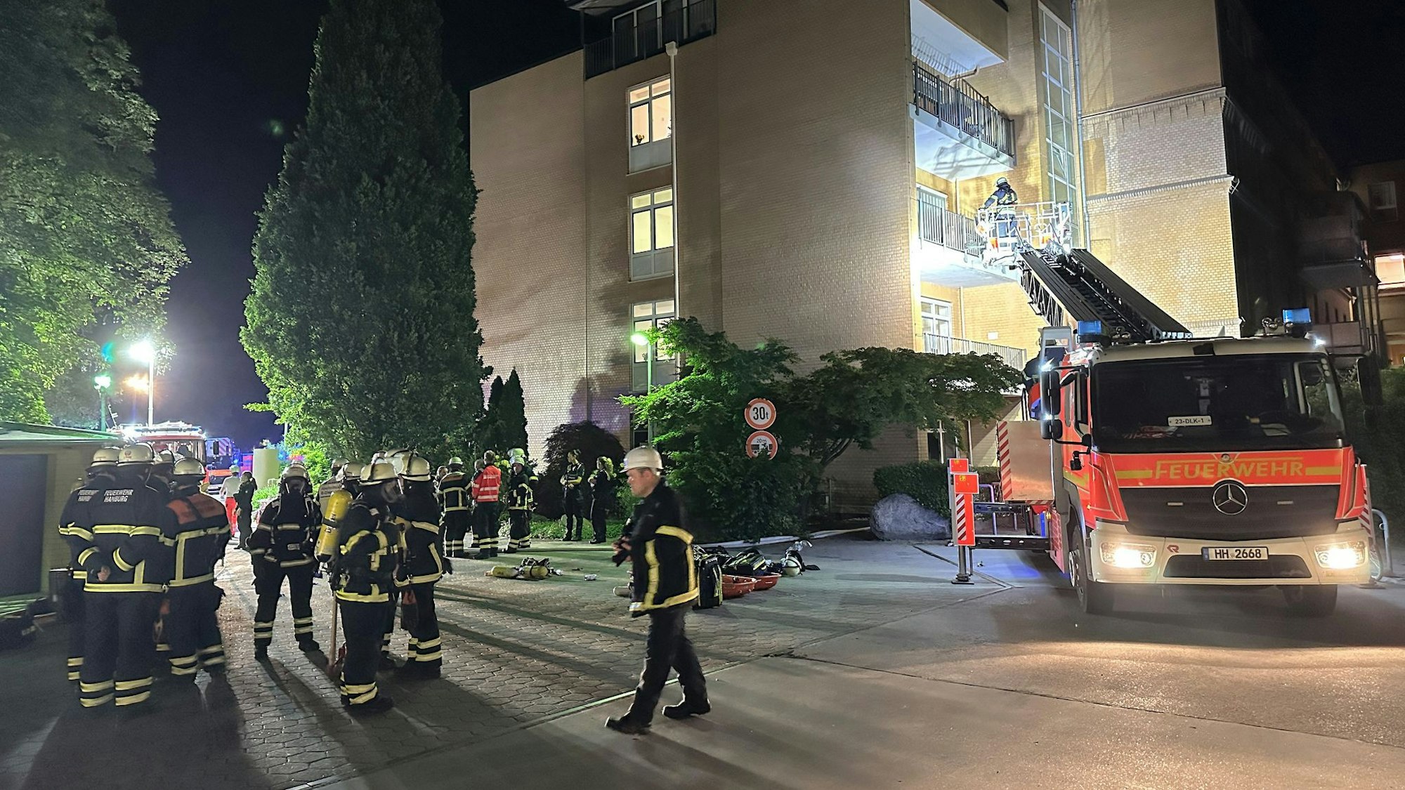 Bei dem Feuer im Marienkrankenhaus sind drei Menschen ums Leben gekommen.