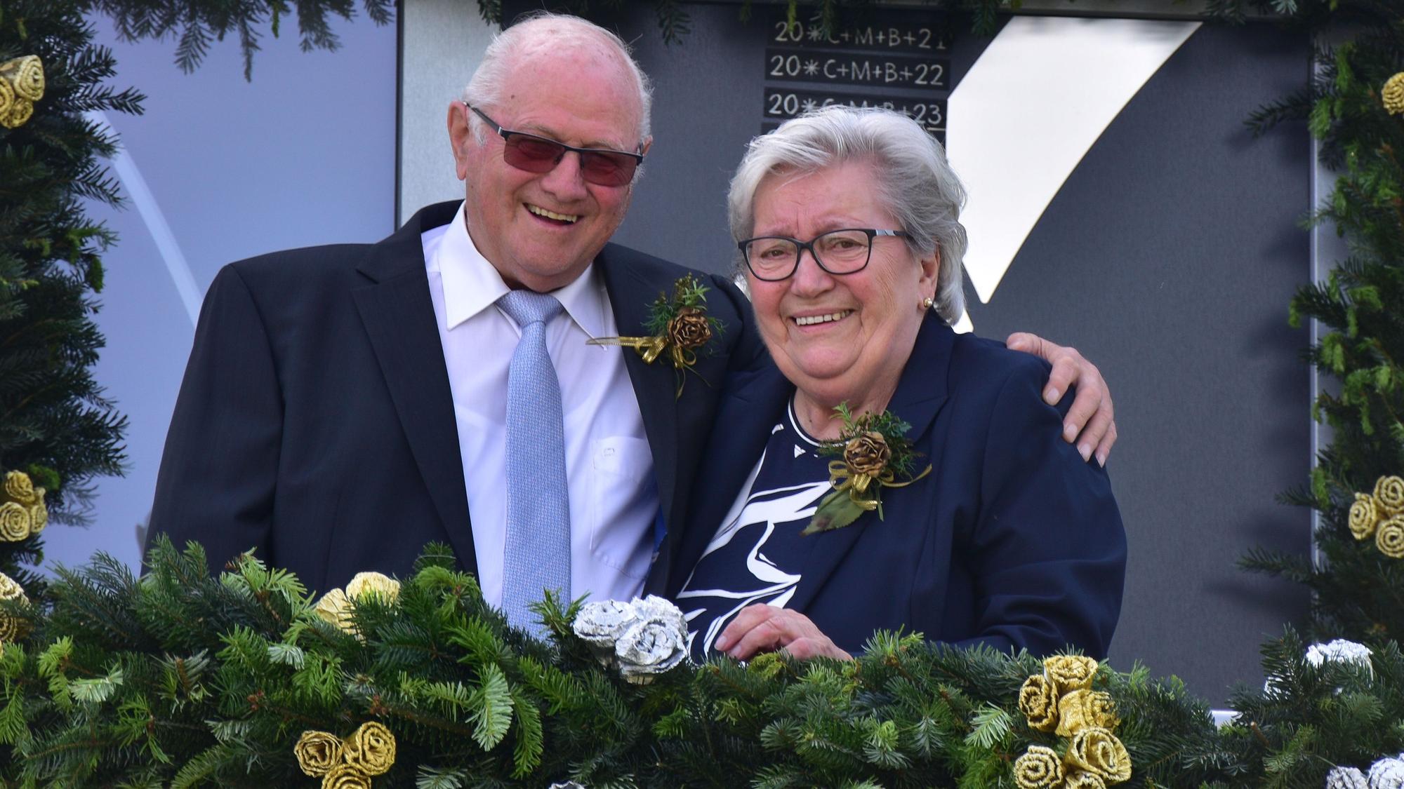 Hannelore und Friedel Keppler aus Much feiern Diamanthochzeit.
