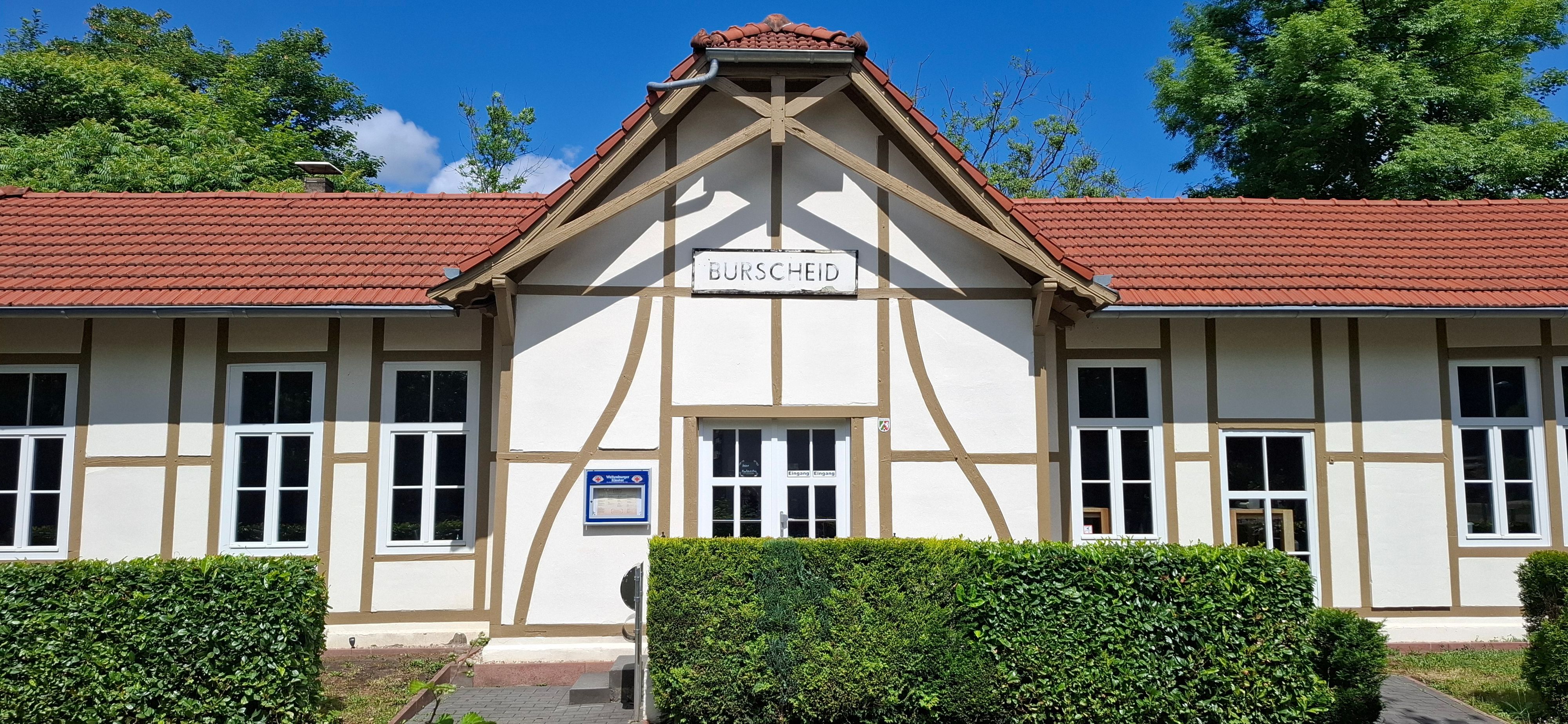 Der Alte Bahnhof Burscheid an der Balkantrasse