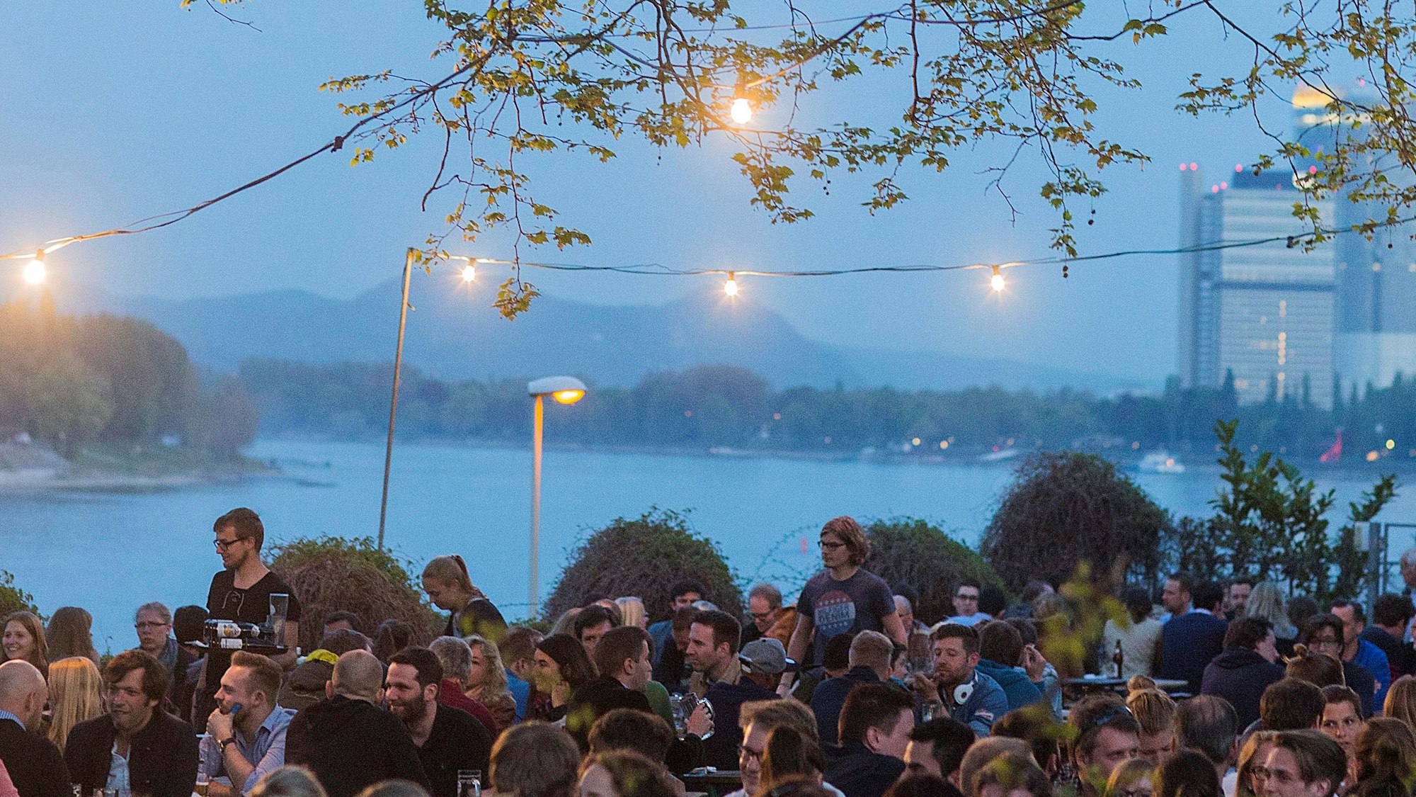 Biergarten Alter Zoll in Bonn - beliebter Studententreff.