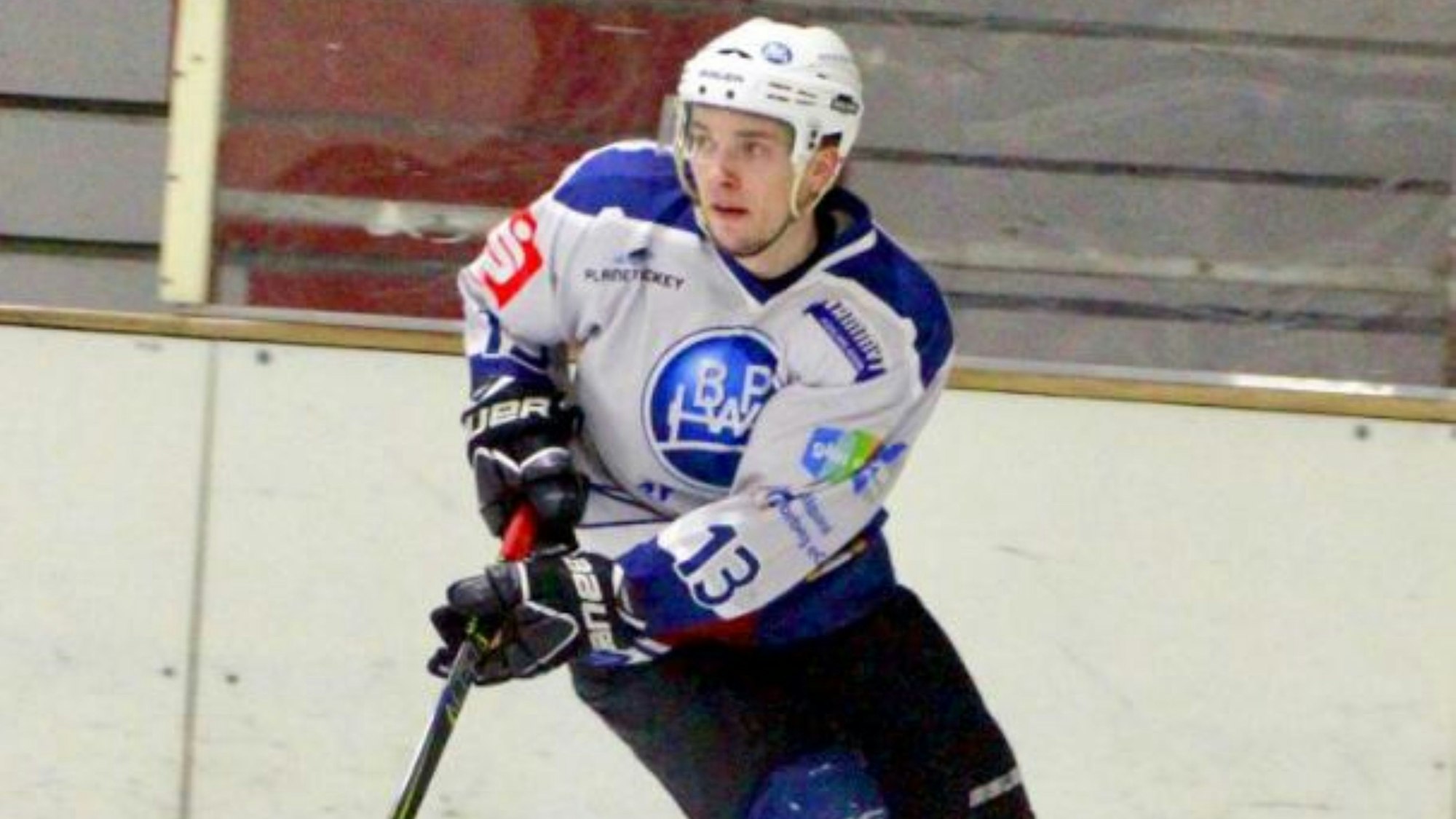 Foto eines Eishockeyspielers