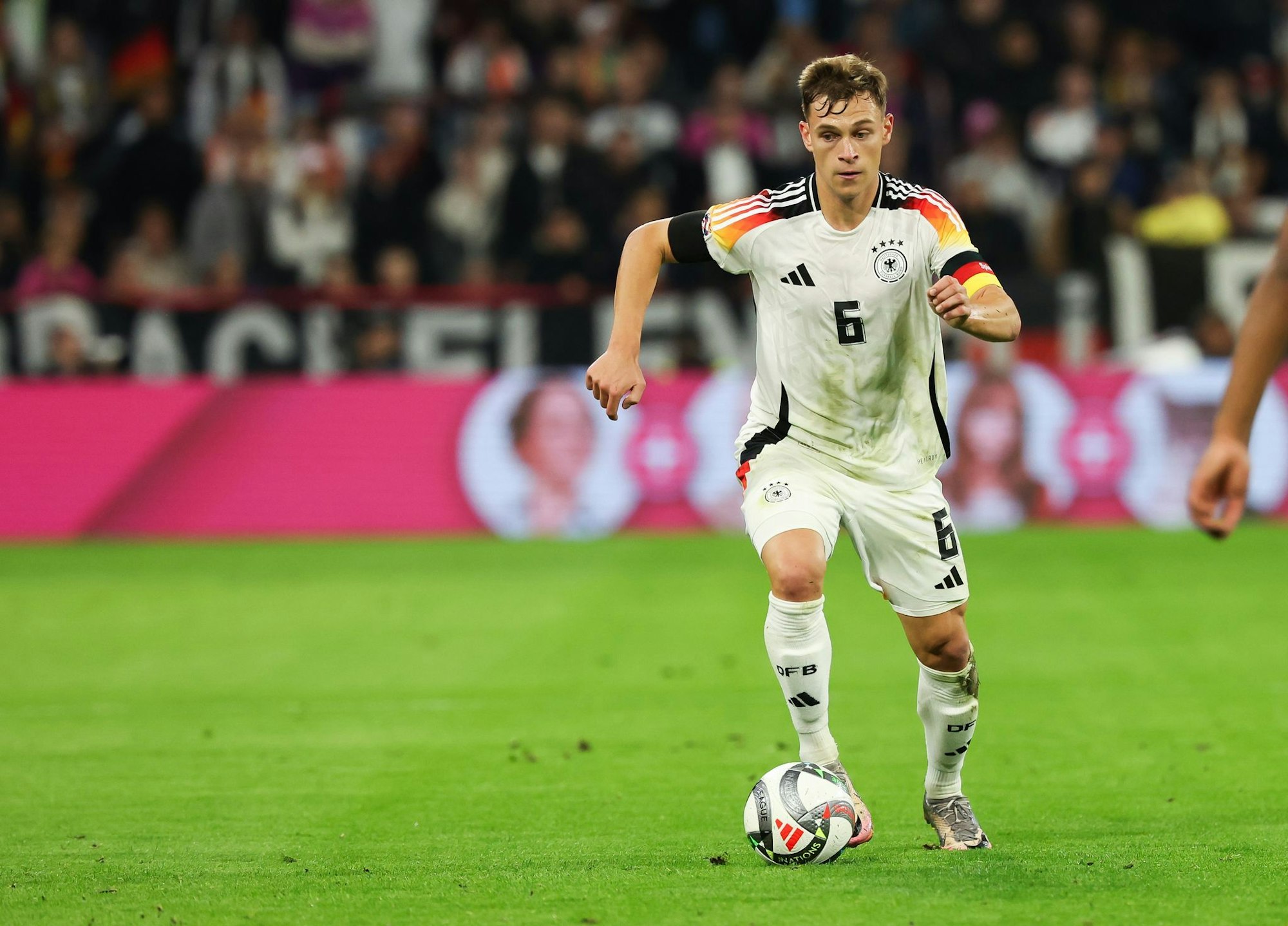 Zum 100. Mal für Deutschland: Kapitän Joshua Kimmich.