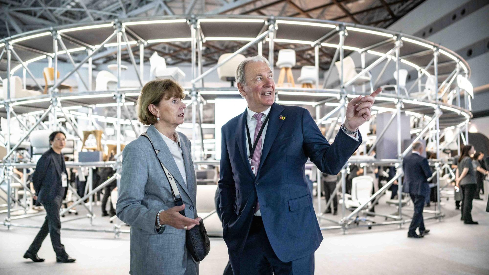 ORGATEC - ERÖFFNUNG Tokyo / Eröffnung der ORGATEC Tokyo durch OB Henriette Reker mit Koelnmesse CEO Gerald Böse am Dienstag, 03.06.25 in Tokyo. Foto: Jakob Studnar / © Koelnmesse GmbH