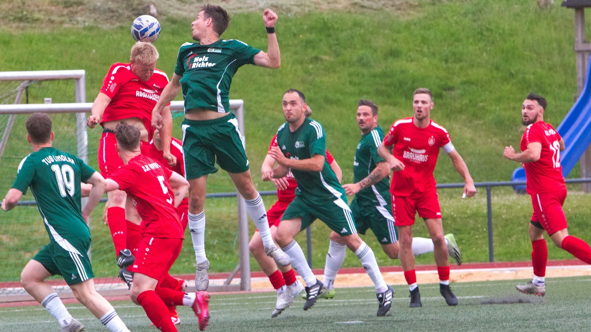 Spielszene aus dem Fußball