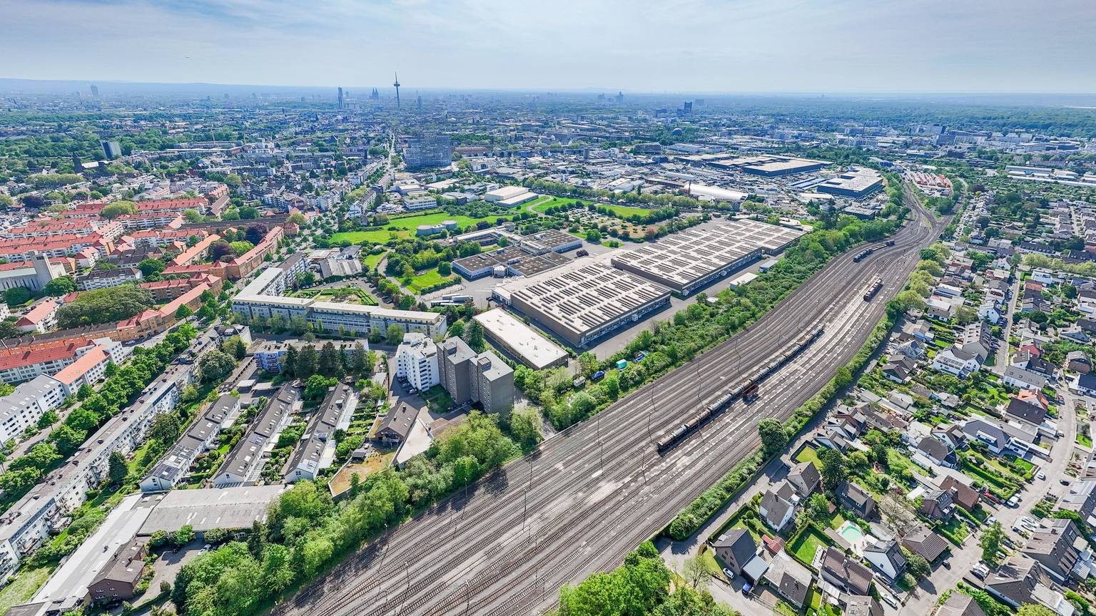 Das neu benannte Areal „Neues Quartier Bickendorf“ (NQB).