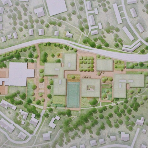 Die Grafik zeigt den siegreichen Entwurf für den neuen Schulcampus in Wipperfürth.