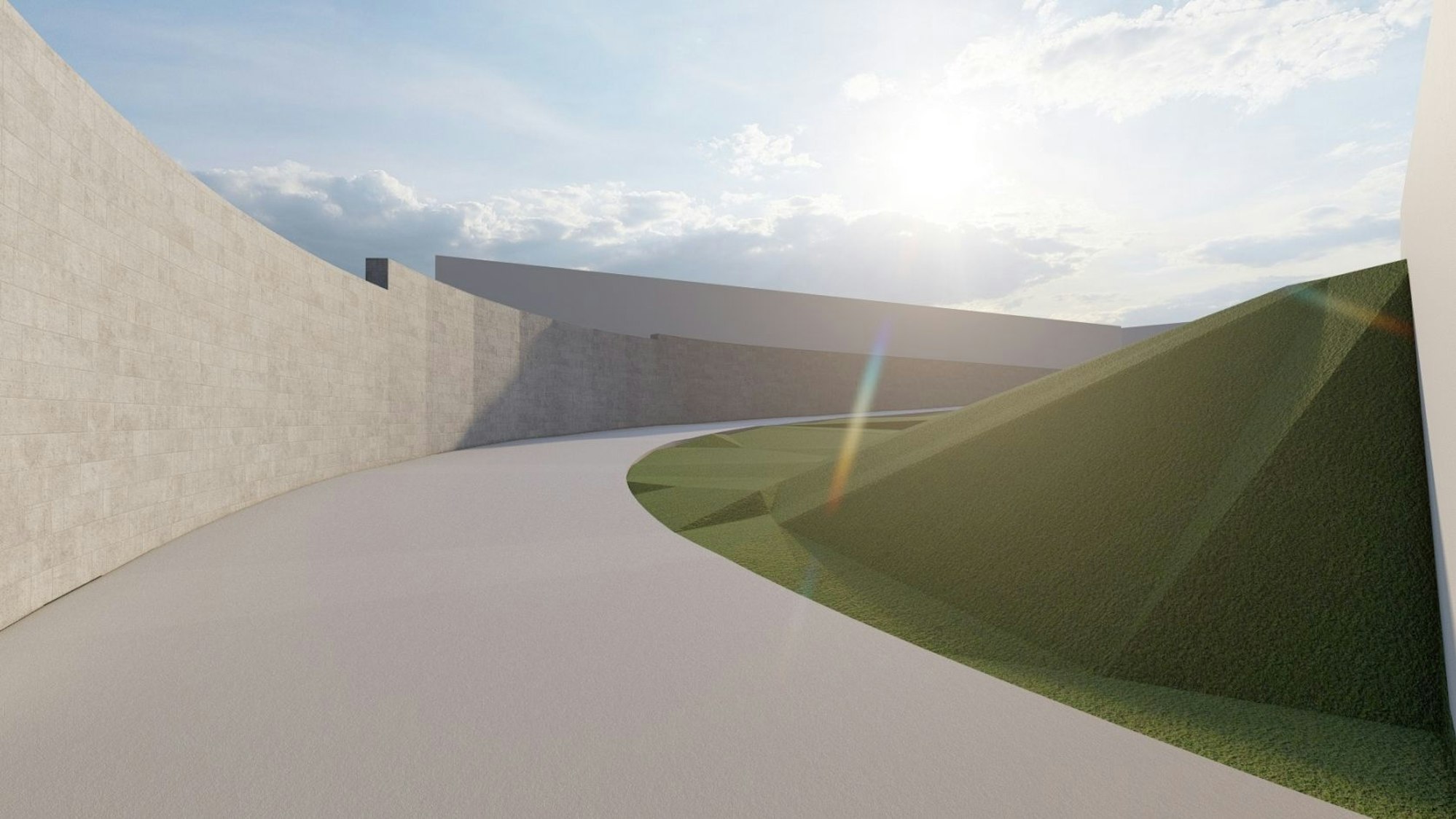 Eine Skizze für eine Unterführung an der Tannenbergstraße