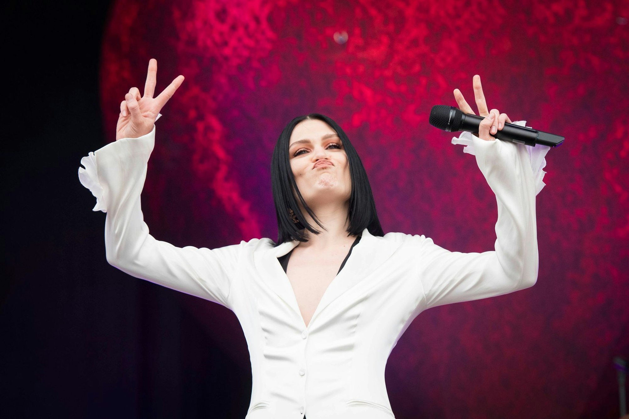 Bei der englischen Sängerin Jessie J wurde eine Krebserkrankung im frühen Stadium diagnostiziert. (Archivbild)