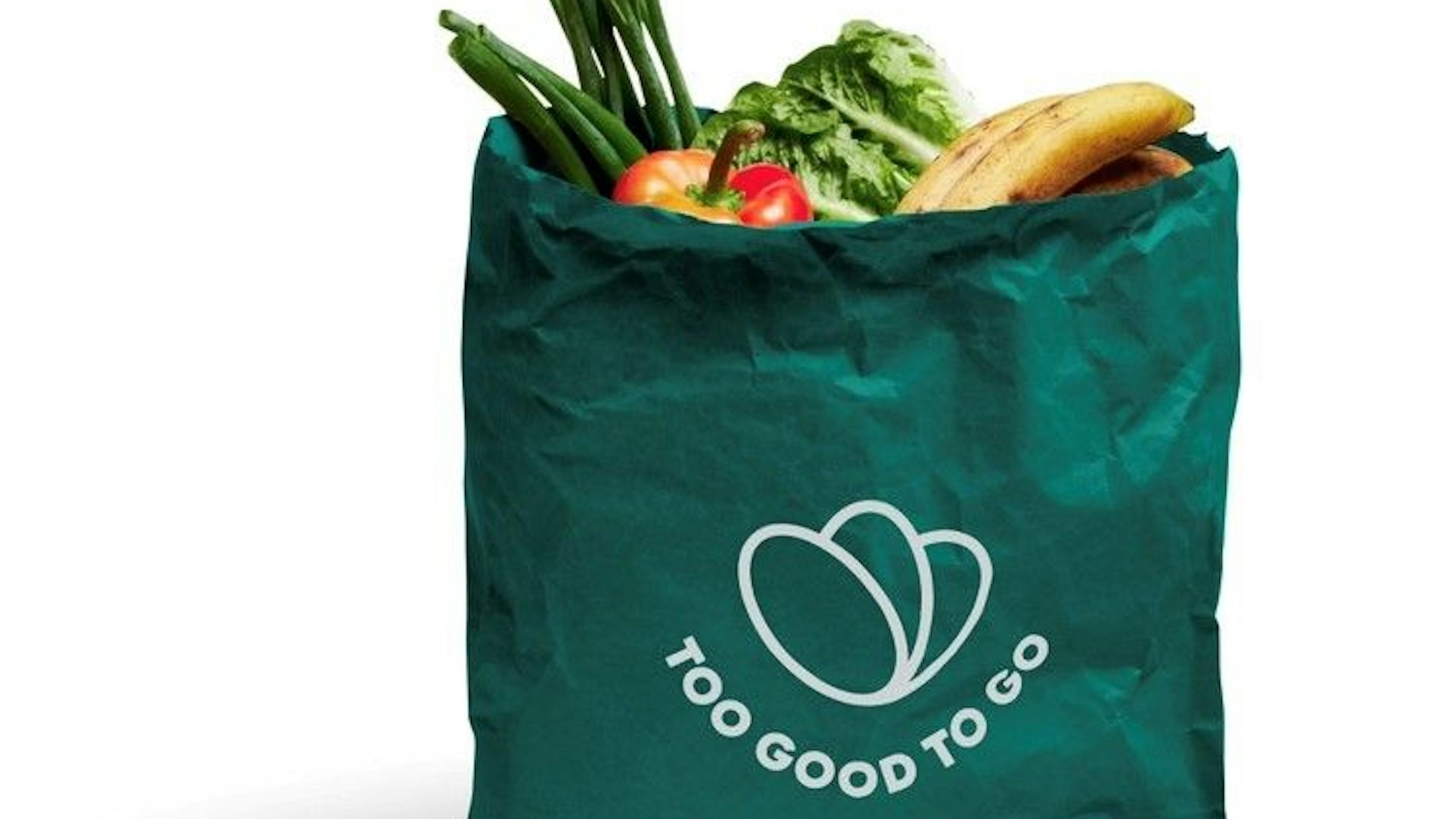 Zu sehen ist eine Überraschungstüte der Initiative Too Good To Go.