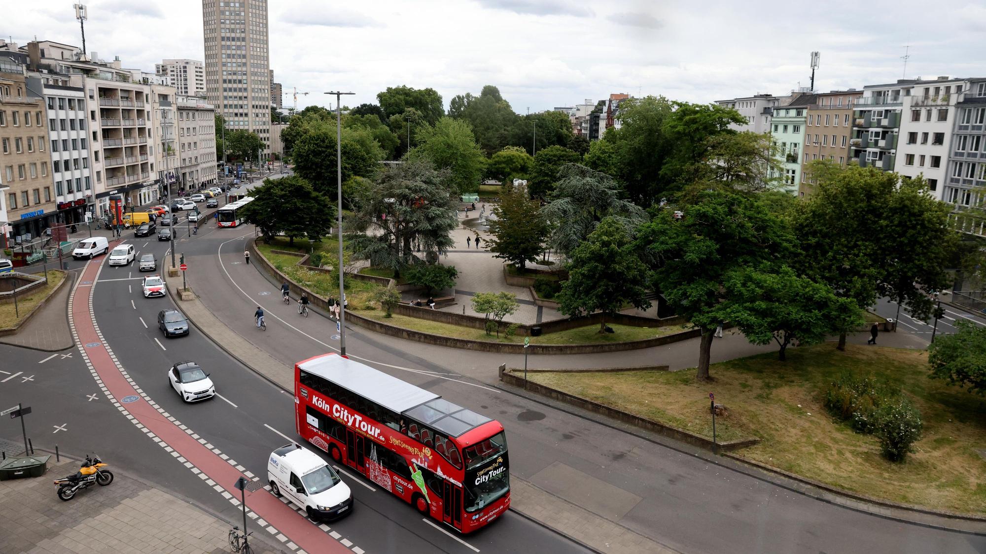 Die Verkehrsführung am Ebertplatz soll in den nächsten Jahren grundlegend verändert werden.