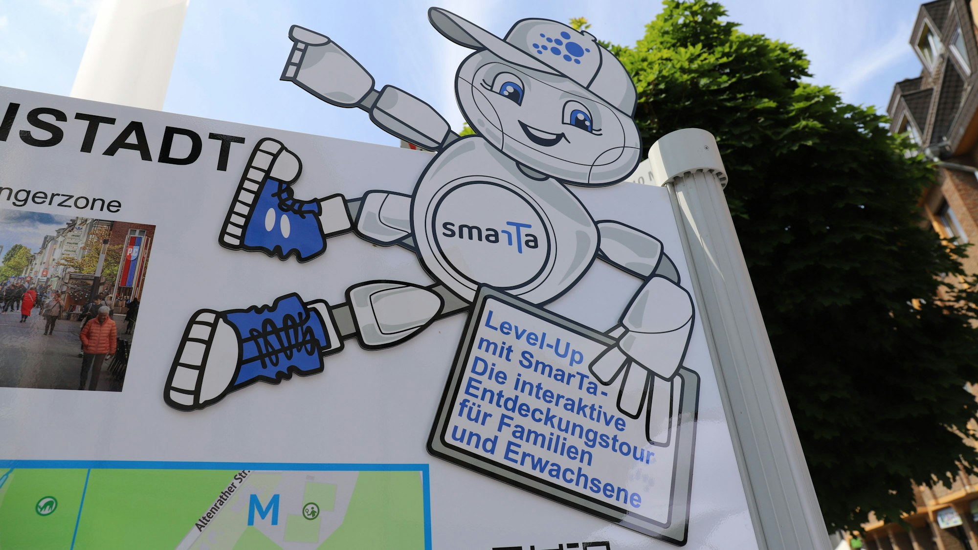 Am Fischerplatz ist der analoge Startpunkt für die Familientour.