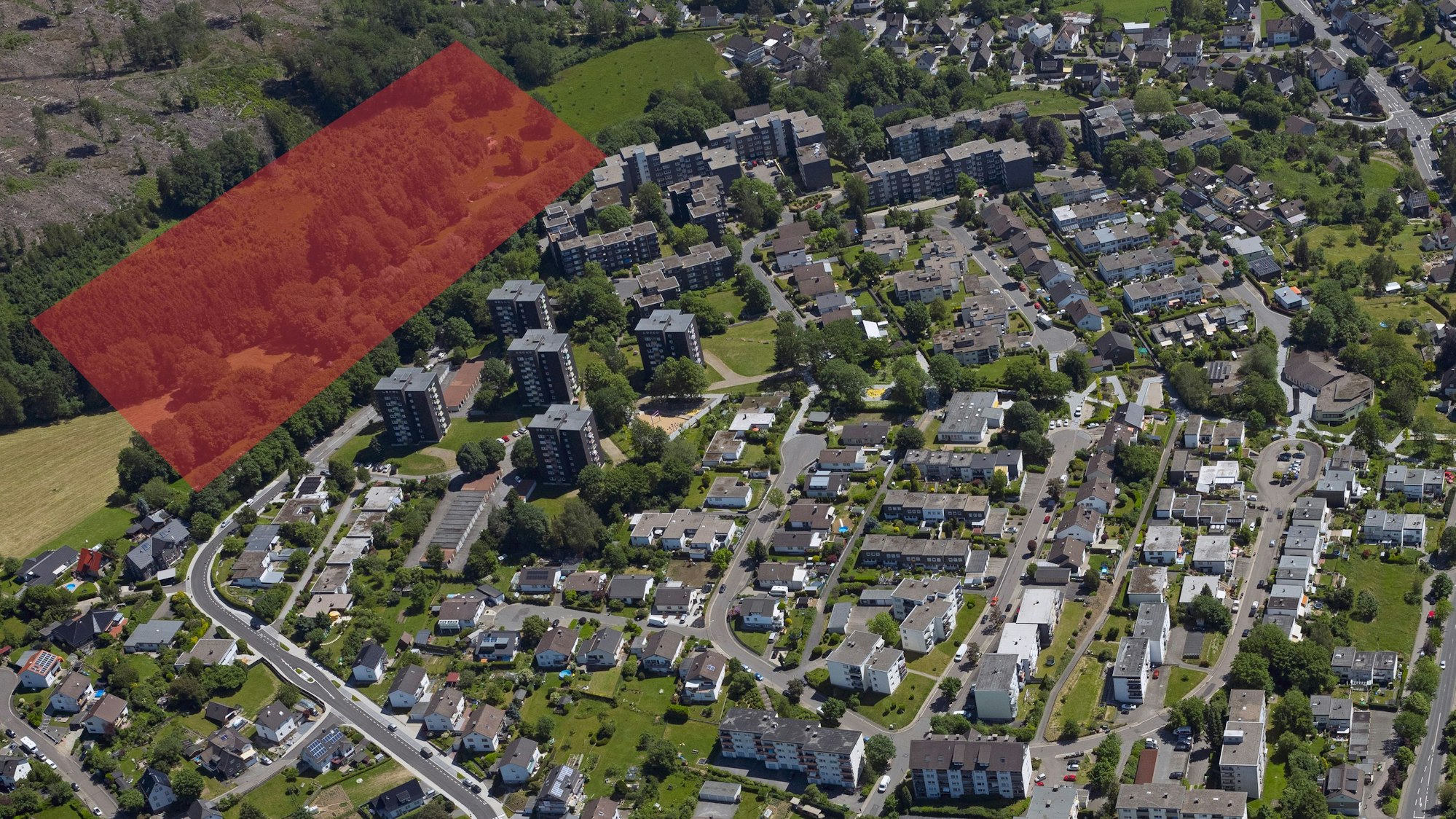 Luftbild Gummersbach-Bernberg