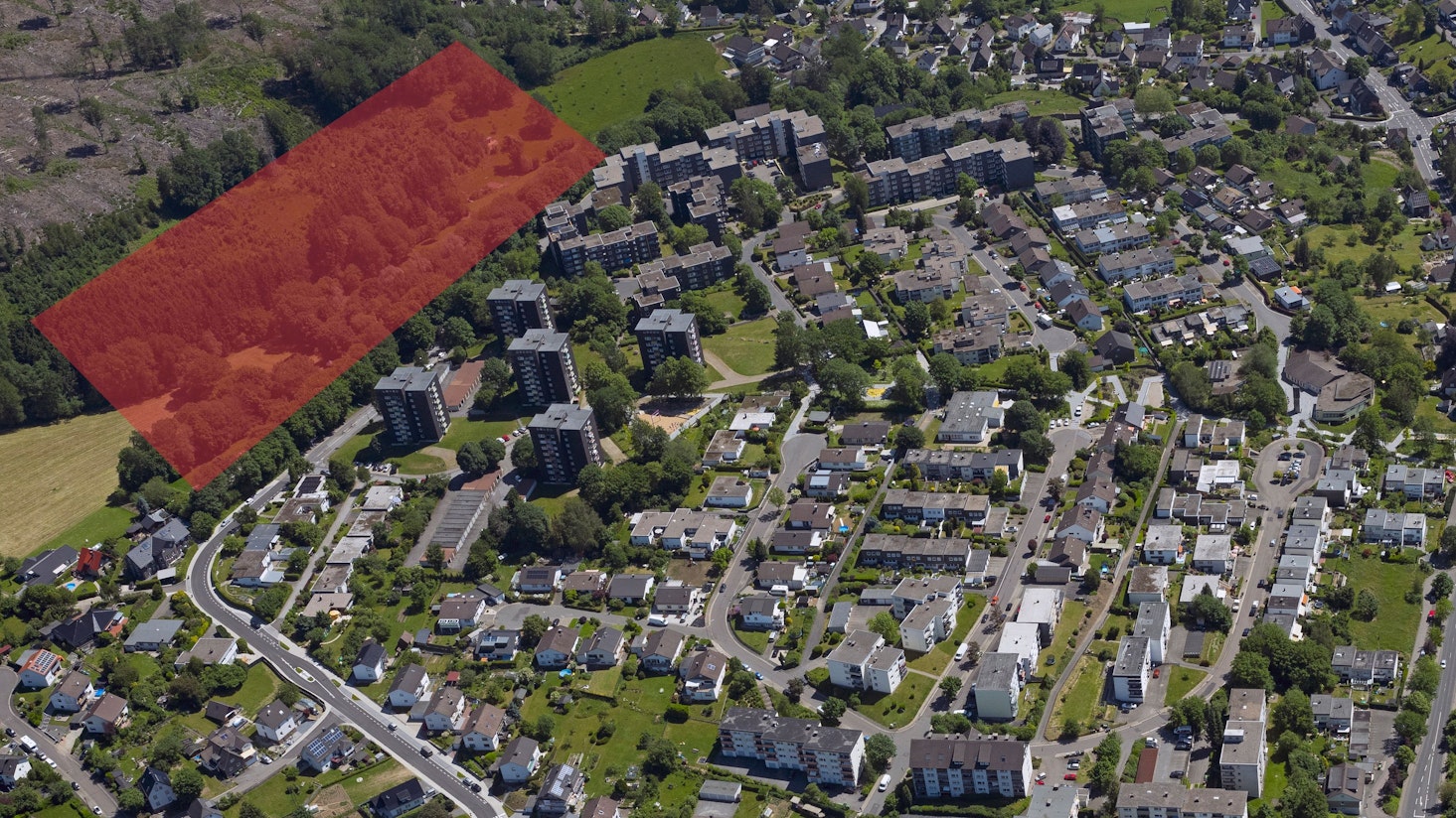 Luftbild Gummersbach-Bernberg