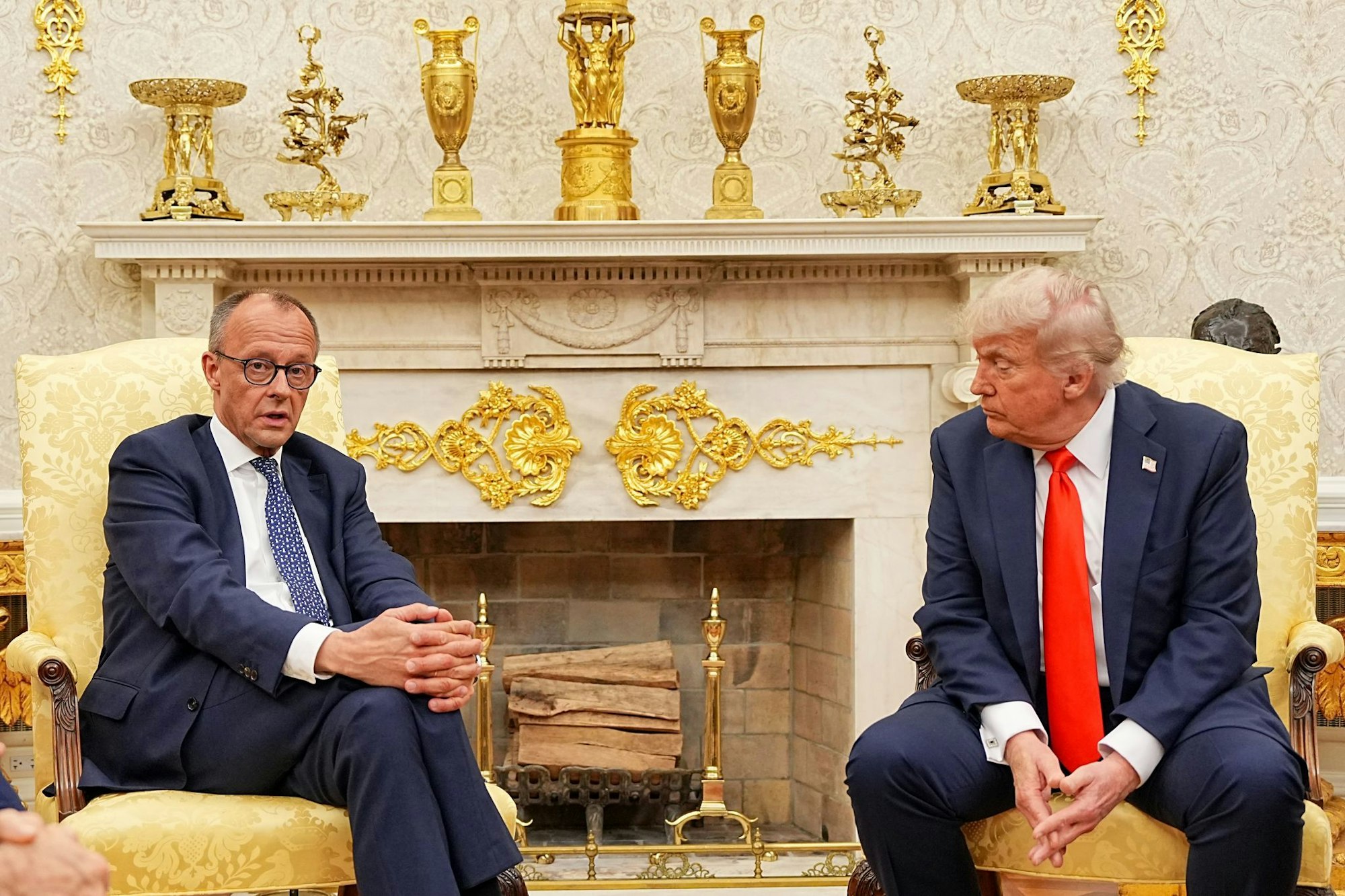 Der Umgang mit der AfD war laut Bundeskanzler Merz kein Thema zwischen ihm und US-Präsident Trump.
