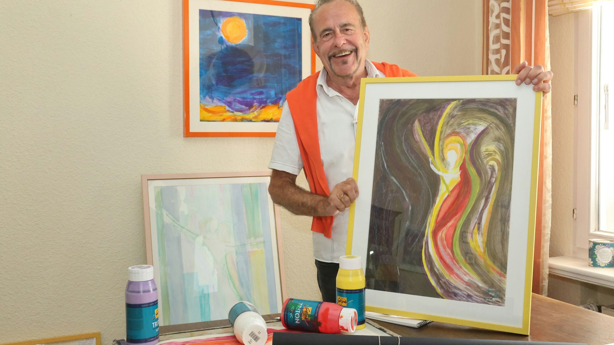 Der Apotheker und Maler Harald Wandt.