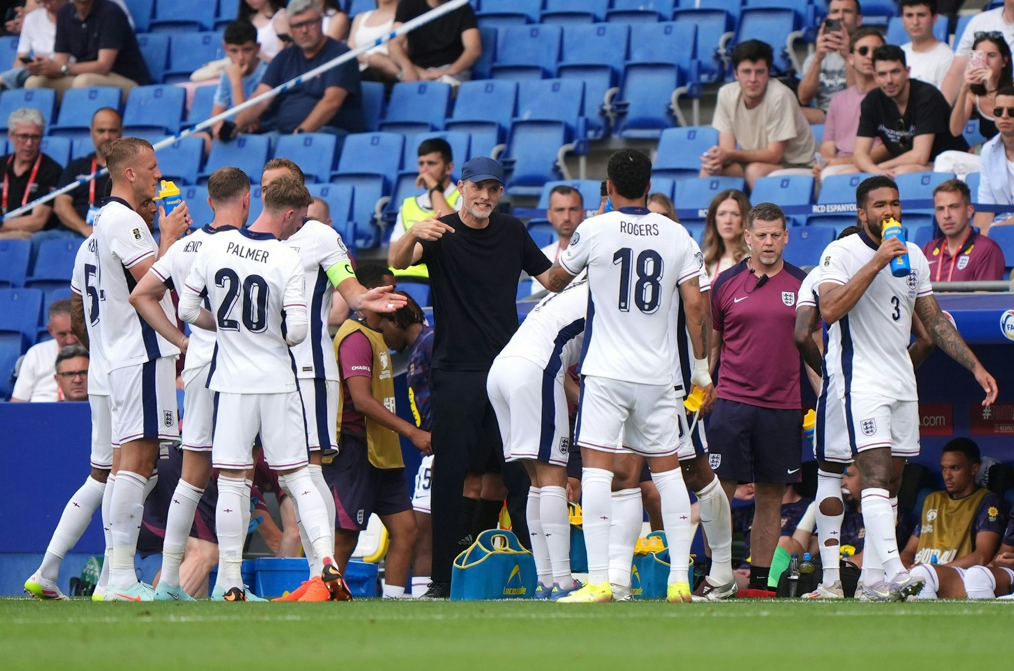Englands Nationaltrainer Thomas Tuchel war lange Zeit mit seiner Mannschaft nicht zufrieden.