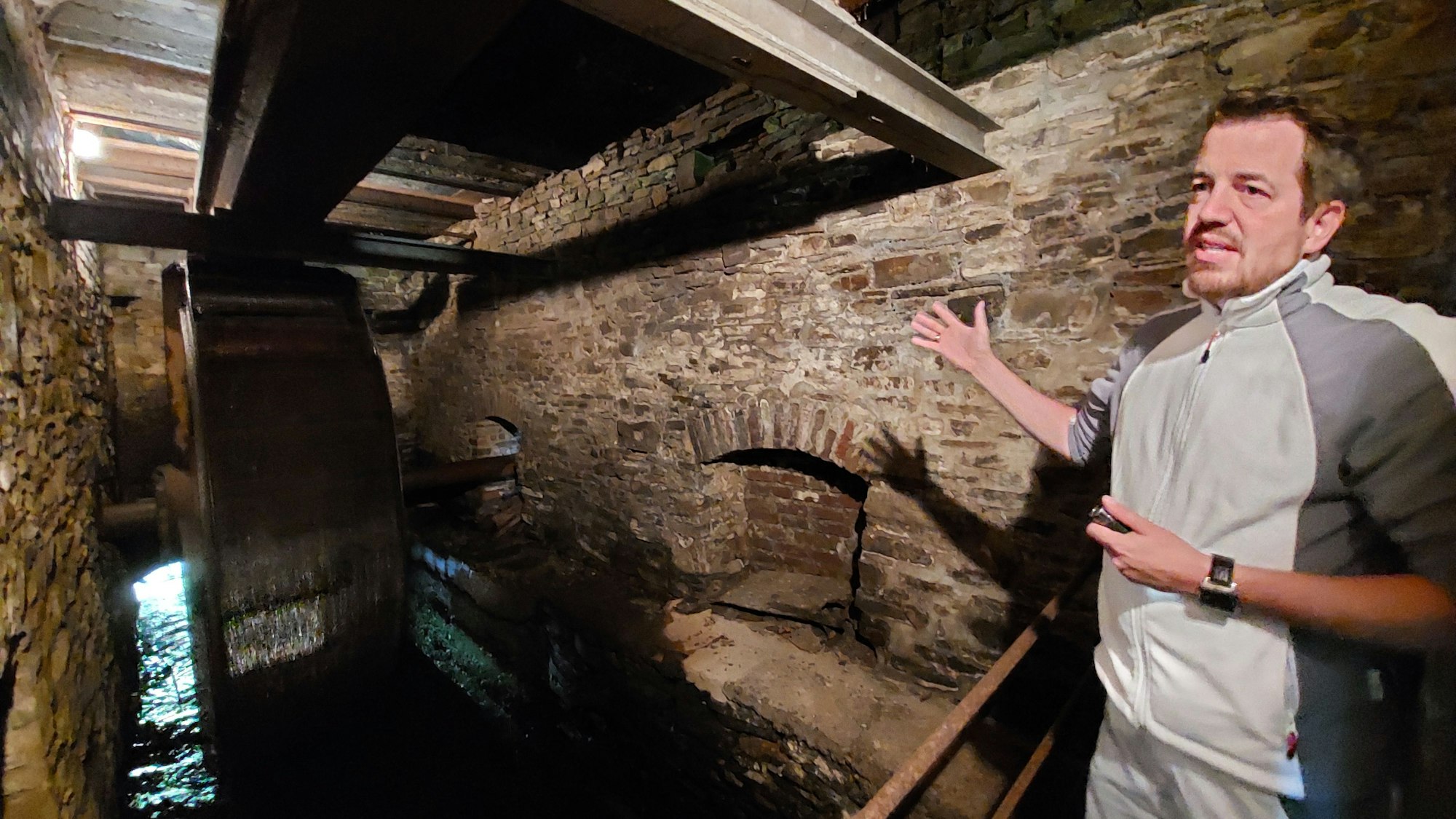 Die Mühle in Windeck-Irsen öffnete als einzige im Rhein-Sieg-Kreis am Mühlentag.