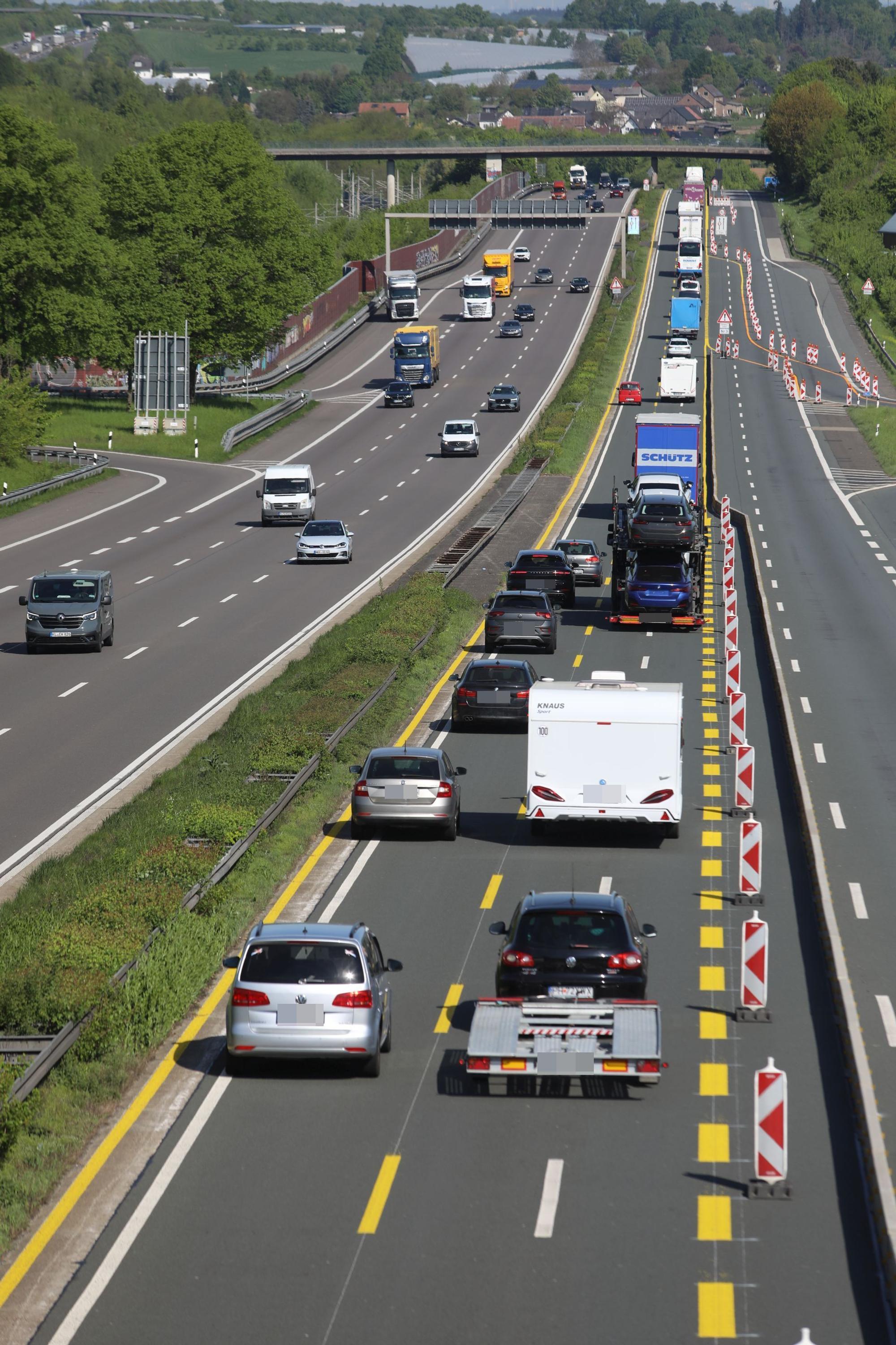 Baustelle A3 Siebengebirge