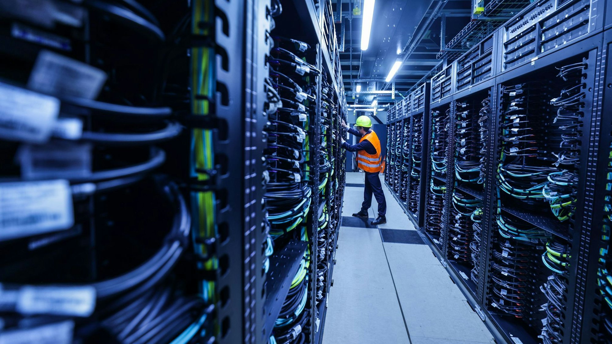 Der Hochleistungsrechner «Jupiter» am Forschungszentrum Jülich ist der schnellste Supercomputer in Europa.