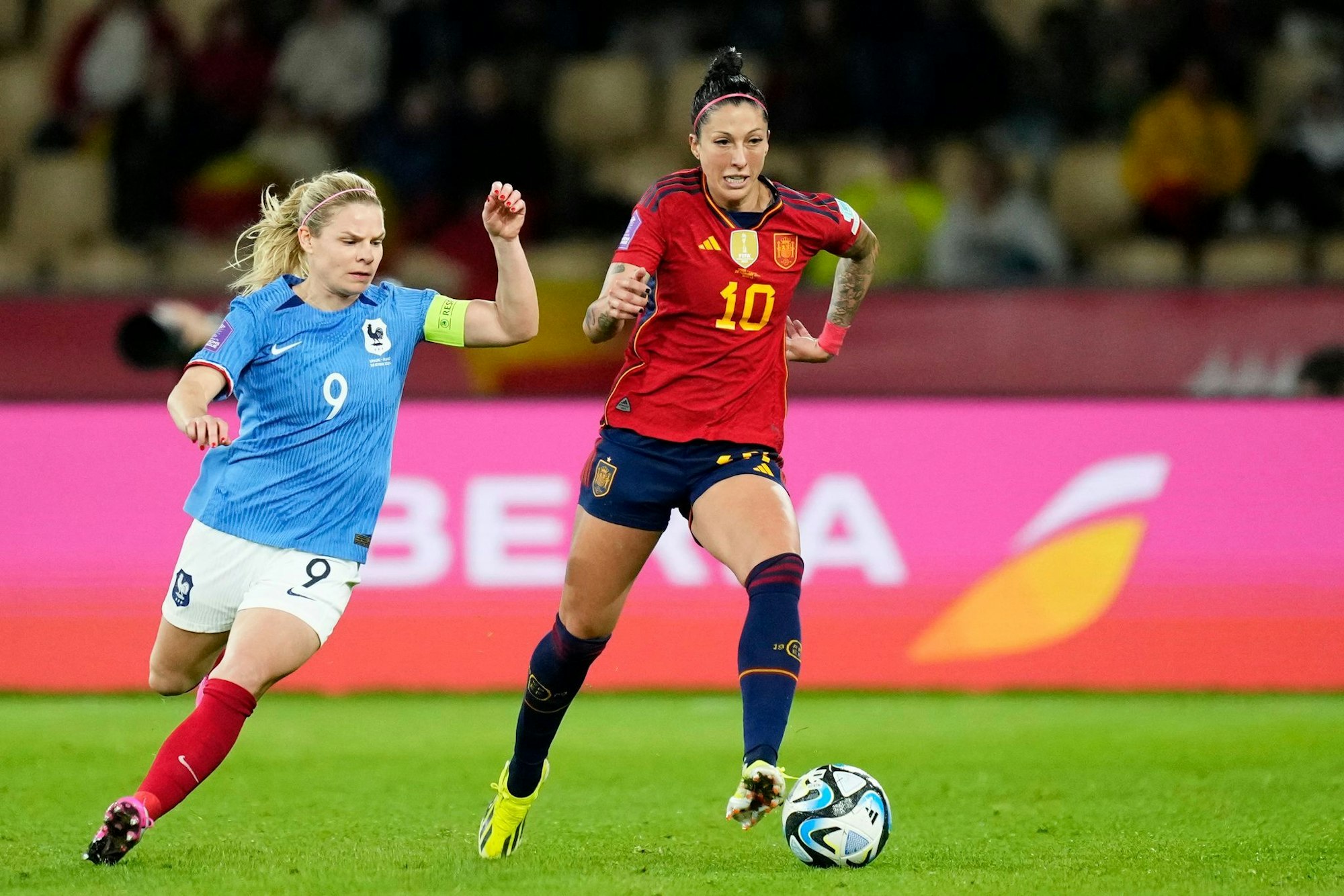 Nicht bei der EM dabei: Spaniens Rekordtorschützin Jennifer Hermoso.