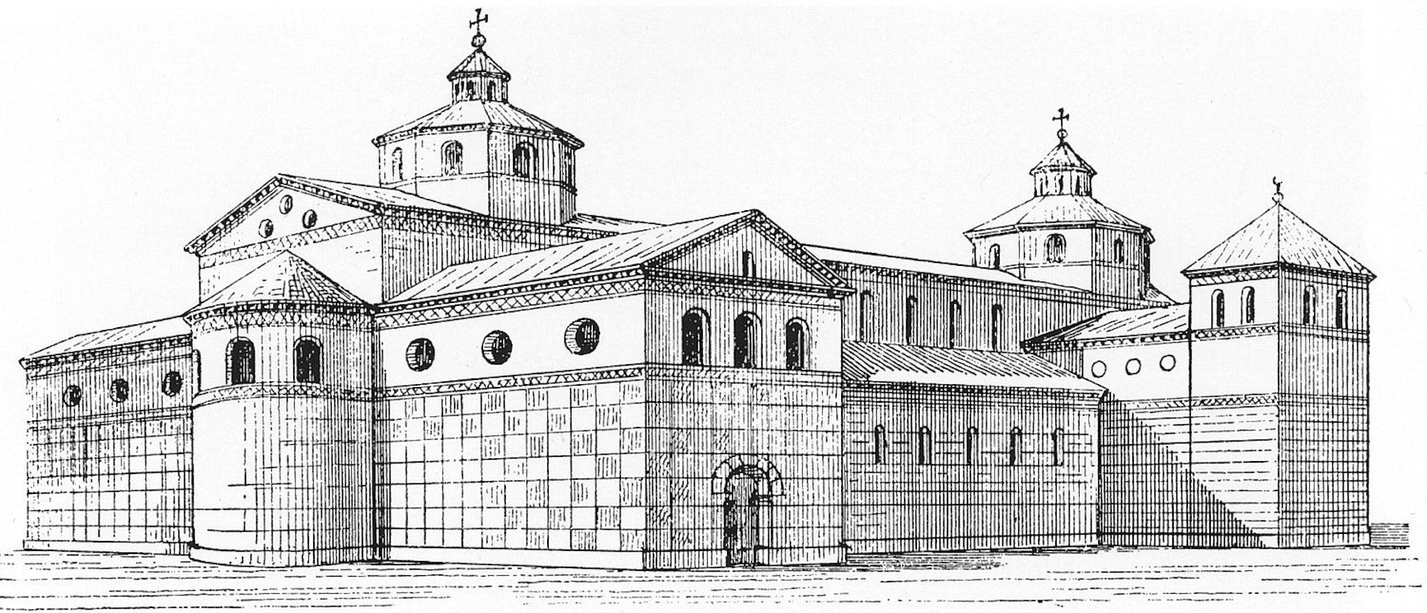 Hildebold-Dom, Rekonstruktion nach Esswein