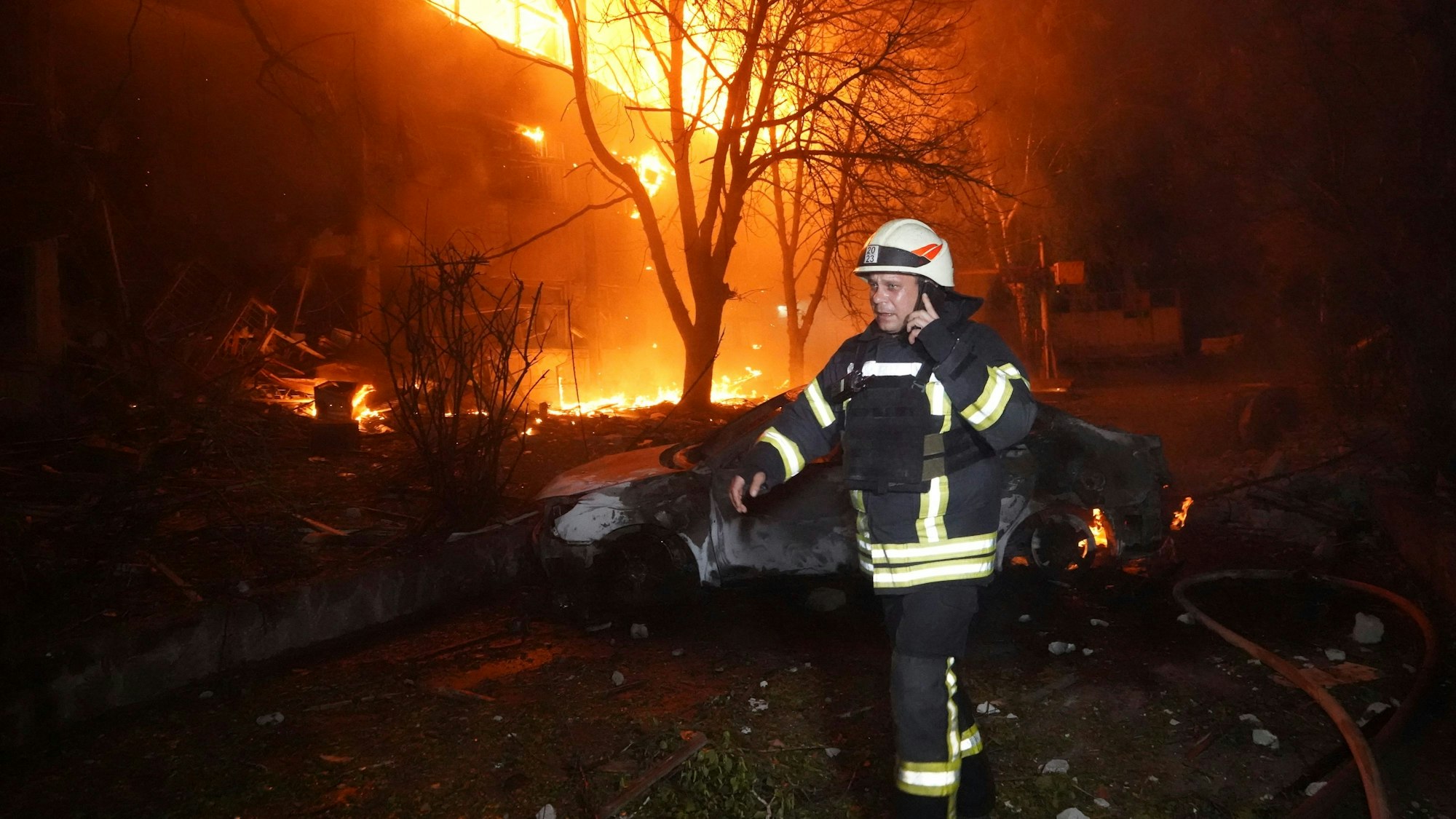 Auch Charkiw wird immer wieder das Ziel russischer Drohnenangriffe.