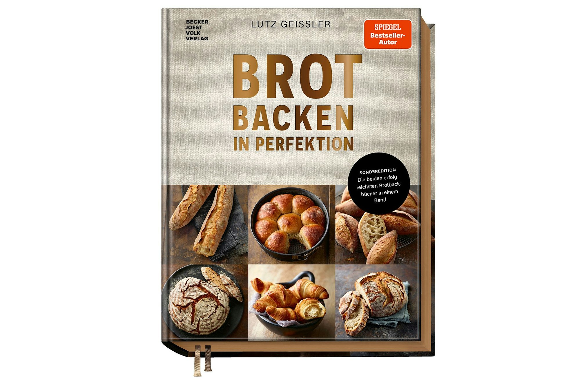 „Brot backen in Perfektion“, Lutz Geißler, Sonderedition, Becker Joest Volk Verlag, 336 S., 60,00 Euro, ISBN: 978-3-95453-357-2.