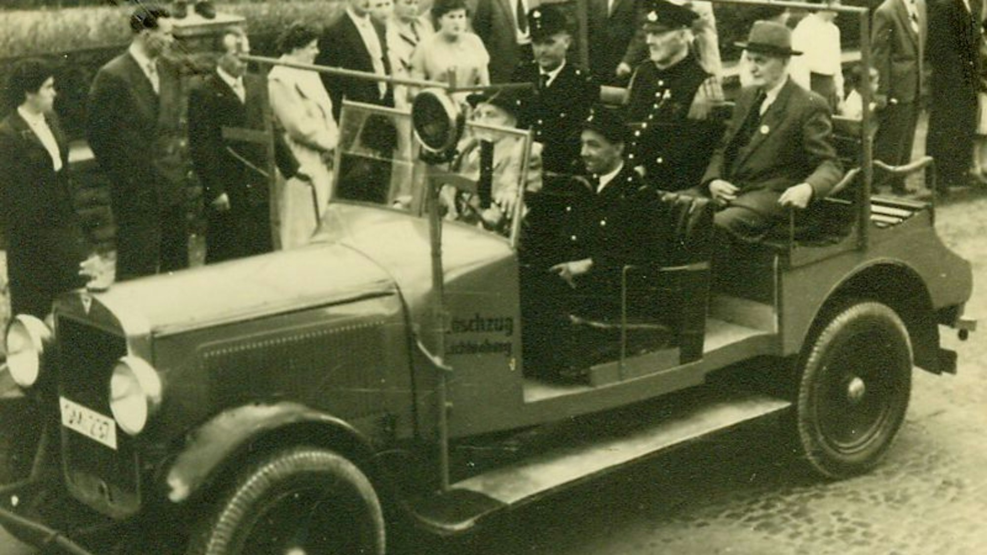 Das erste Fahrzeug des Morsbacher Löschzugs Lichtenberg