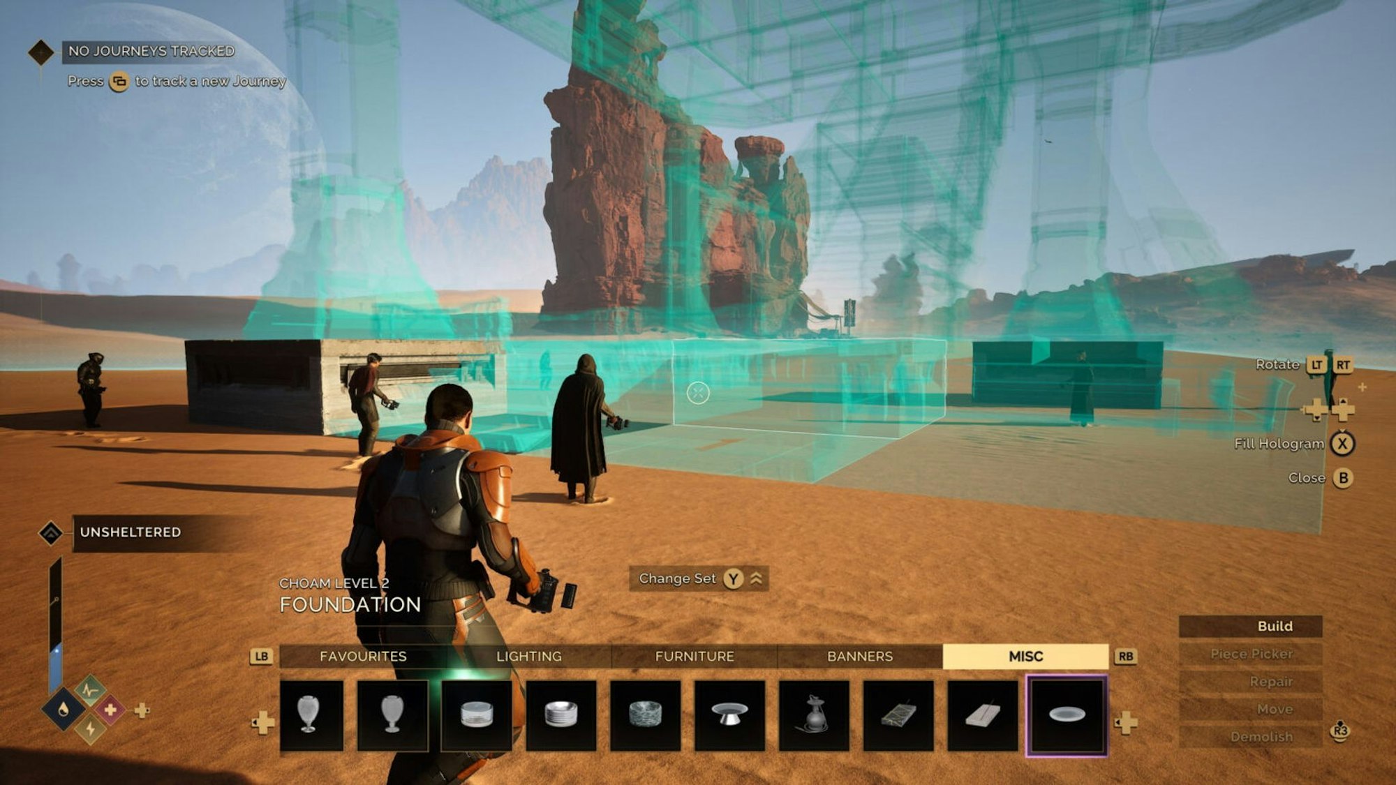 Basenbau spielt in «Dune Awakening» eine wichtige Rolle.