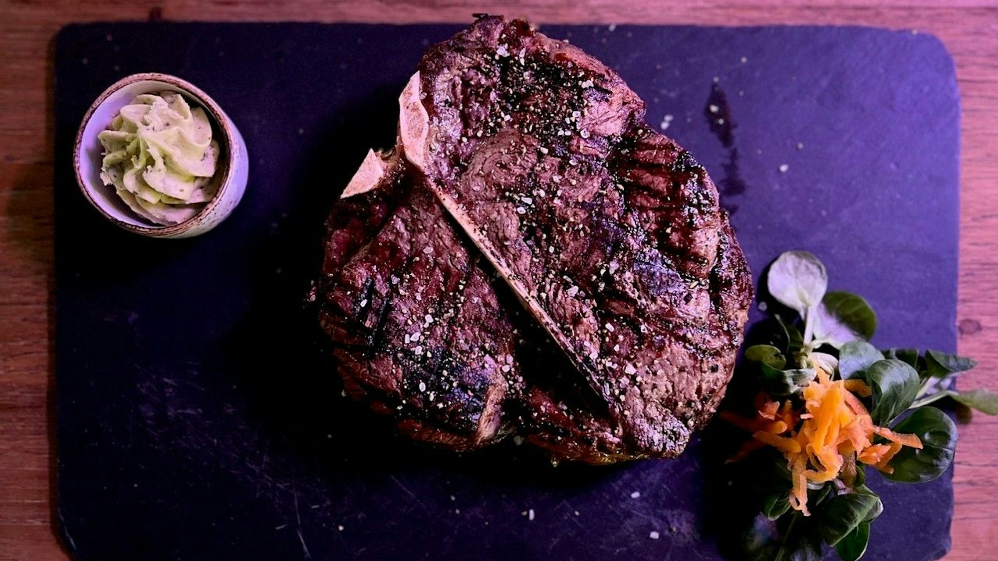 Steak pur im Southern Nebraska in Hennef.