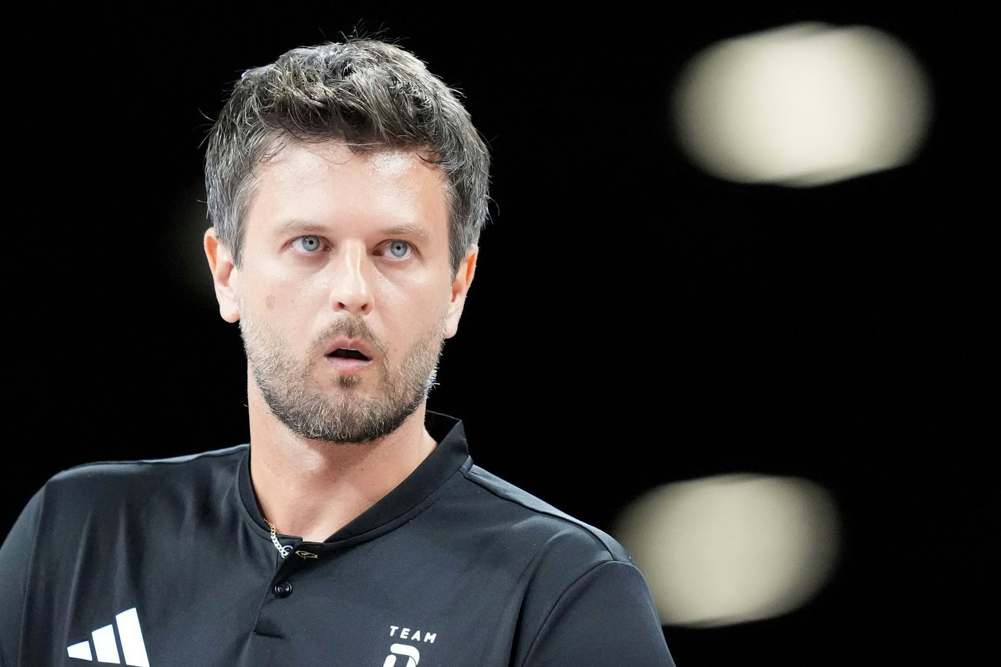 Bundestrainer Michal Winiarski sah erneut eine knappe Niederlage der deutschen Vollleyballer.