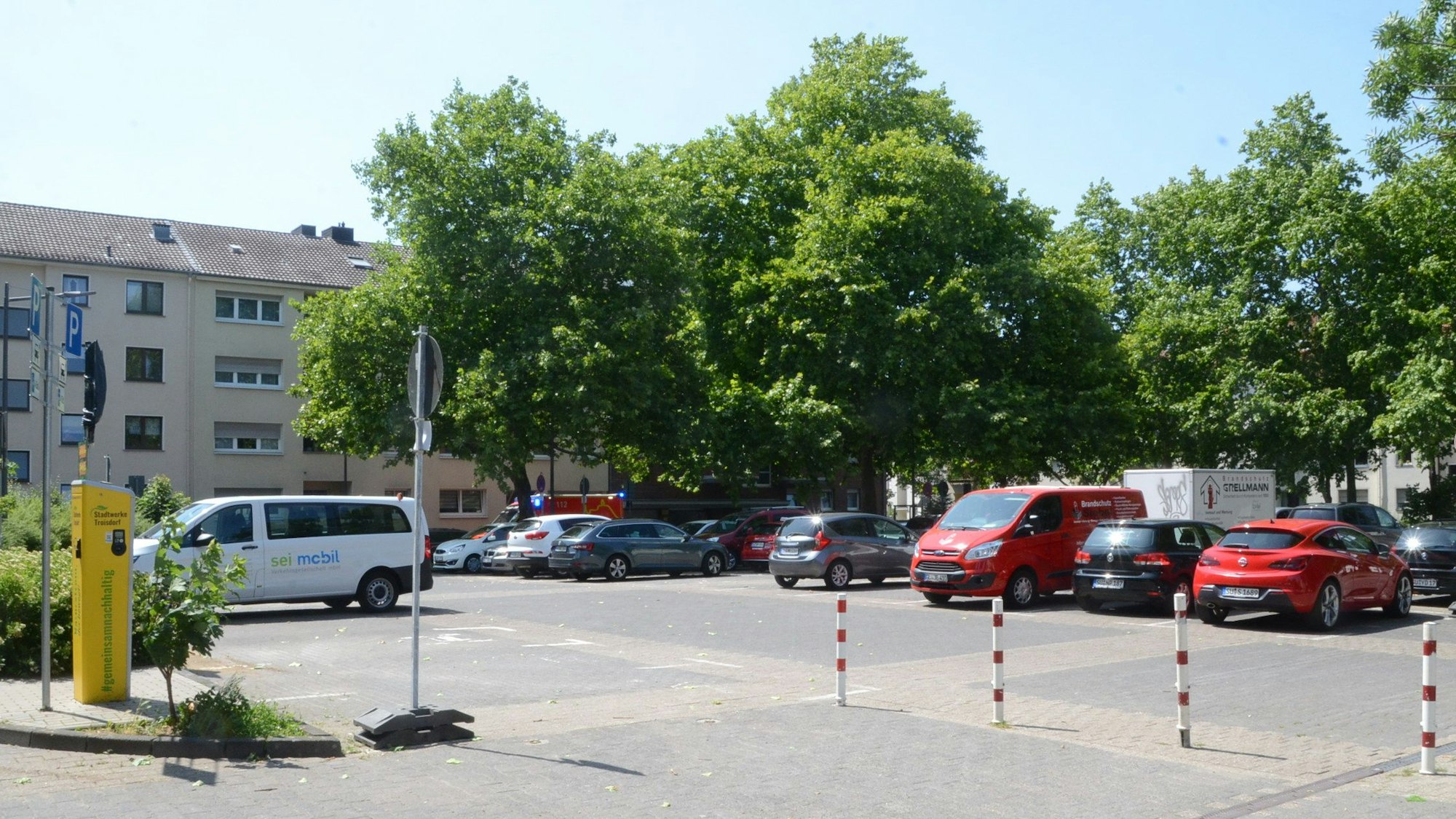 Am Oberlarer Platz soll die Umsetzung des Konzepts beginnen. Dafür gibt es zwei Entwurfsvarianten.