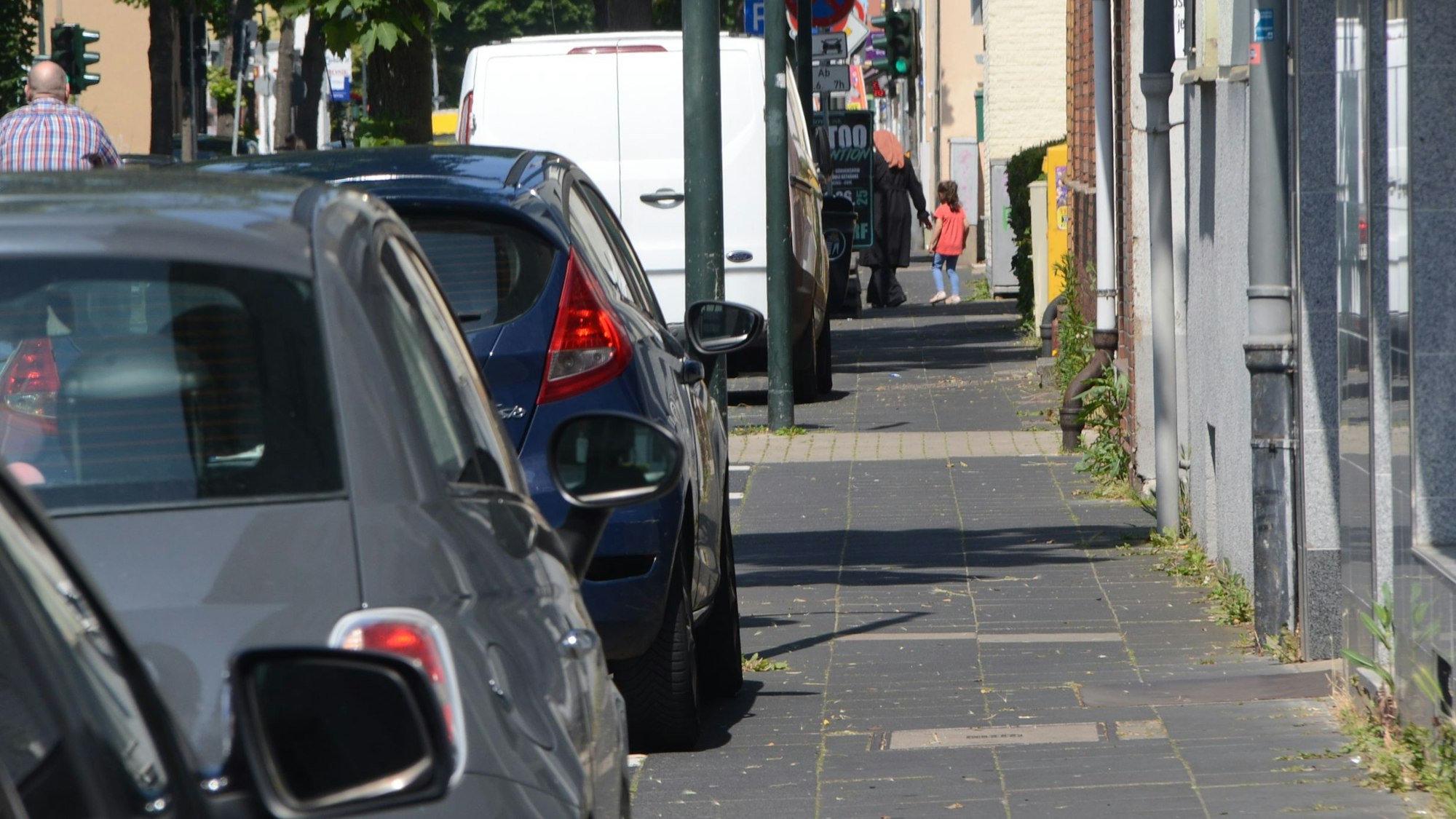 Für die schmalen Gehwege gibt es alternative Pläne.